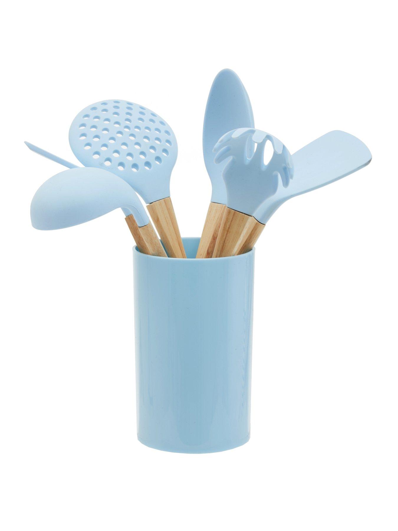undefined Zing 7pc Pastel Blue Utensil Set