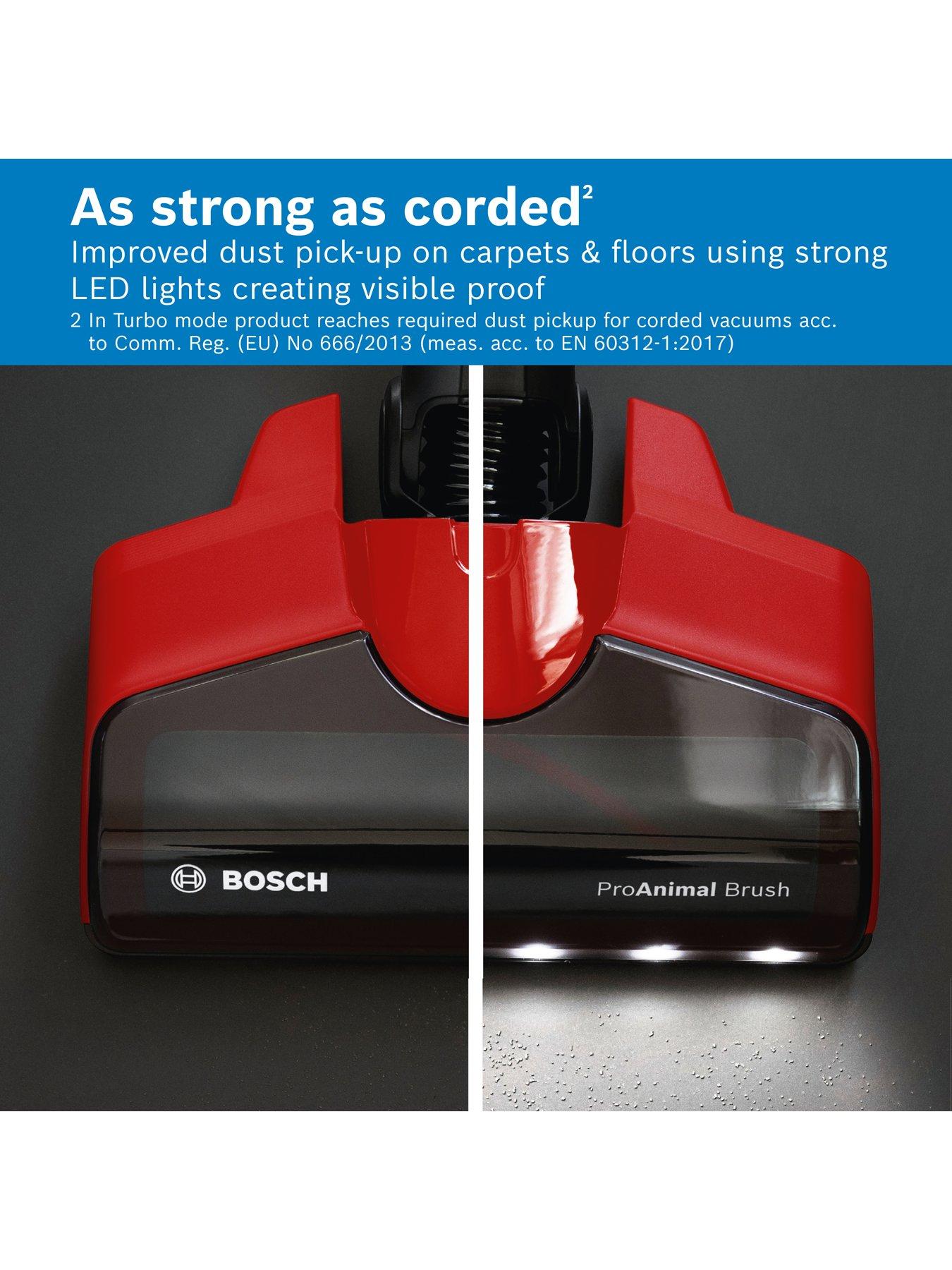 Image 5 of 7 of Bosch Unlimited 7 BCS71PETGB 40 mins runtime, Pet Cordless Vacuum Cleaner - Tornado Red