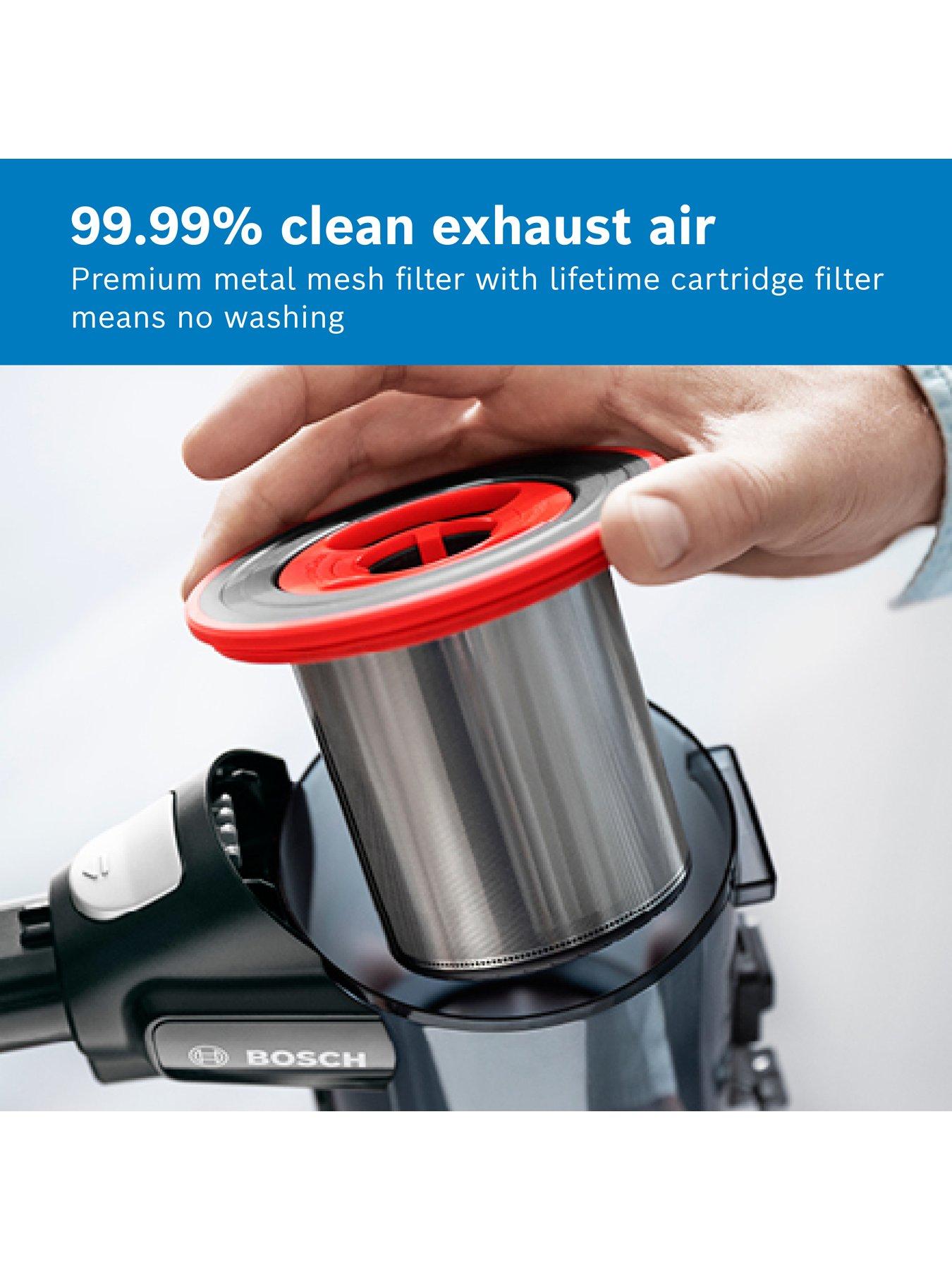 Image 7 of 7 of Bosch Unlimited 7 BCS71PETGB 40 mins runtime, Pet Cordless Vacuum Cleaner - Tornado Red