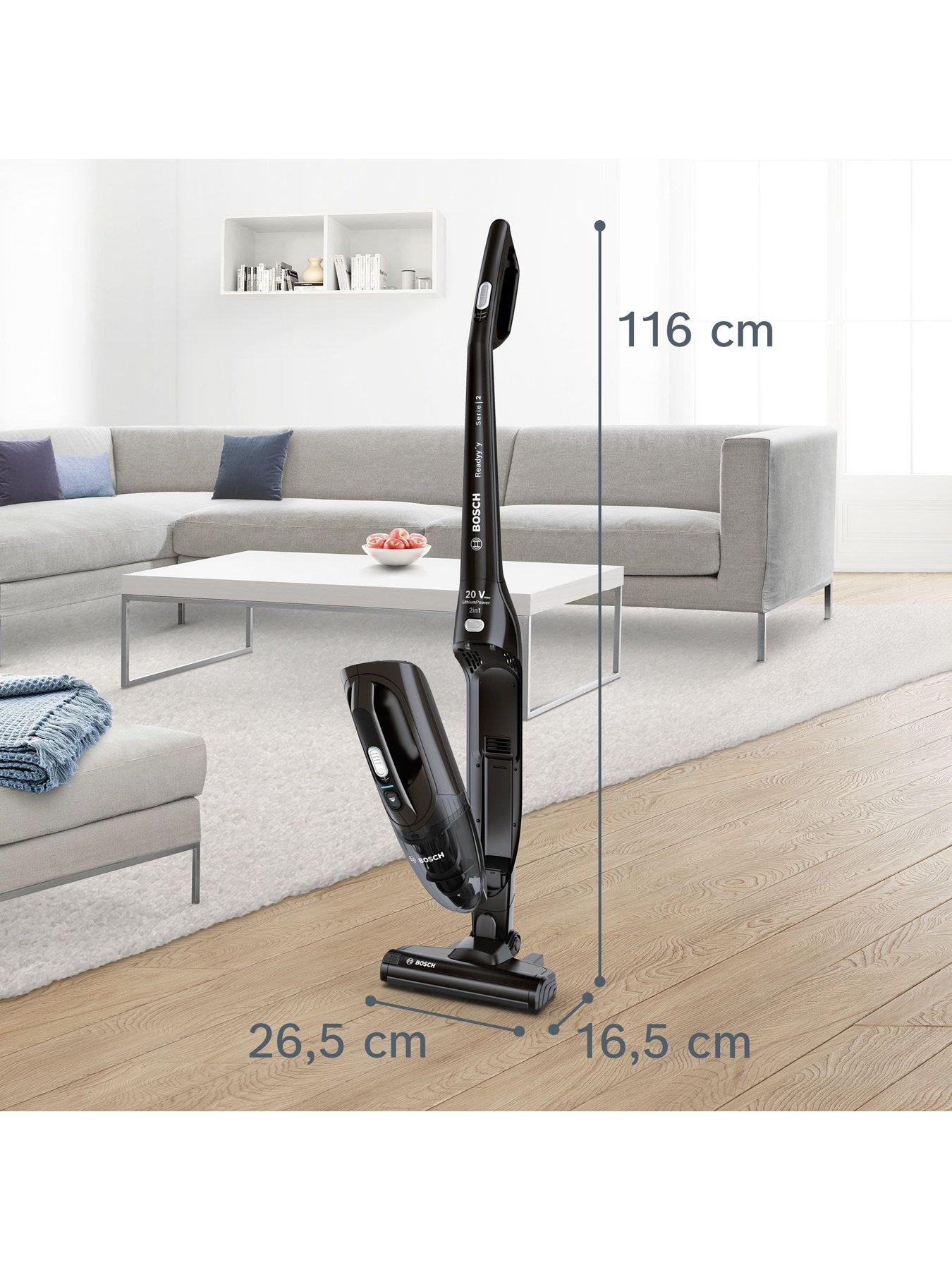  image of bosch-series-2-bchf220gb-44-mins-runtime-readyy-2-in-1-cordless-vacuum-cleaner-black