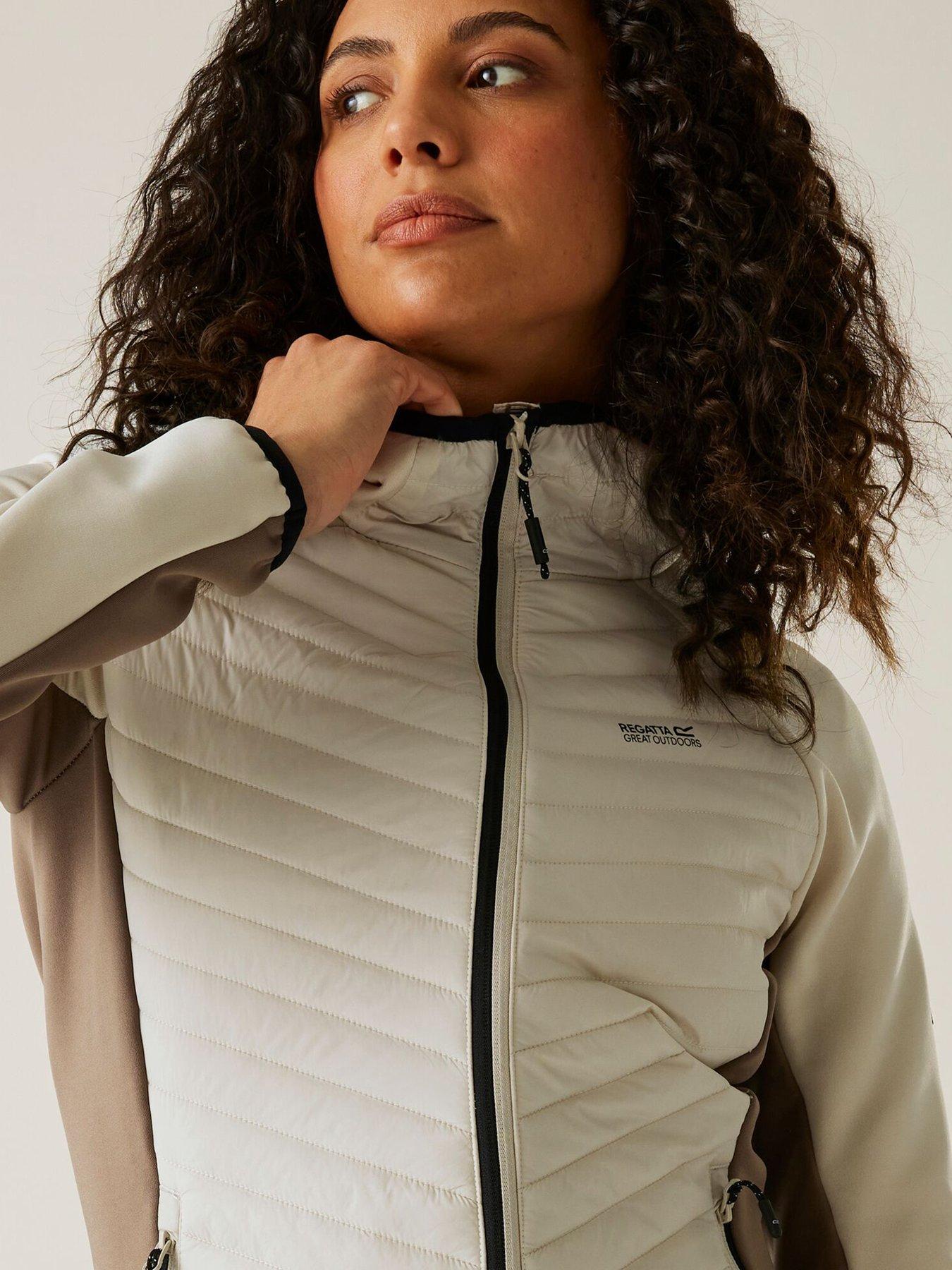 Image 4 of 6 of Regatta Womens Andreson Hybrid Padded Jacket - Beige
