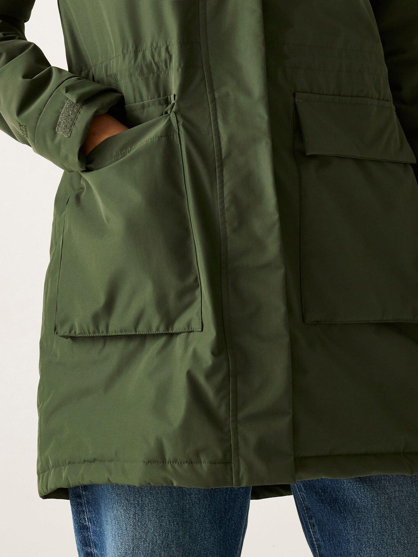Image 5 of 6 of Regatta Womens Sabinka Waterproof Insulated Jacket - Green
