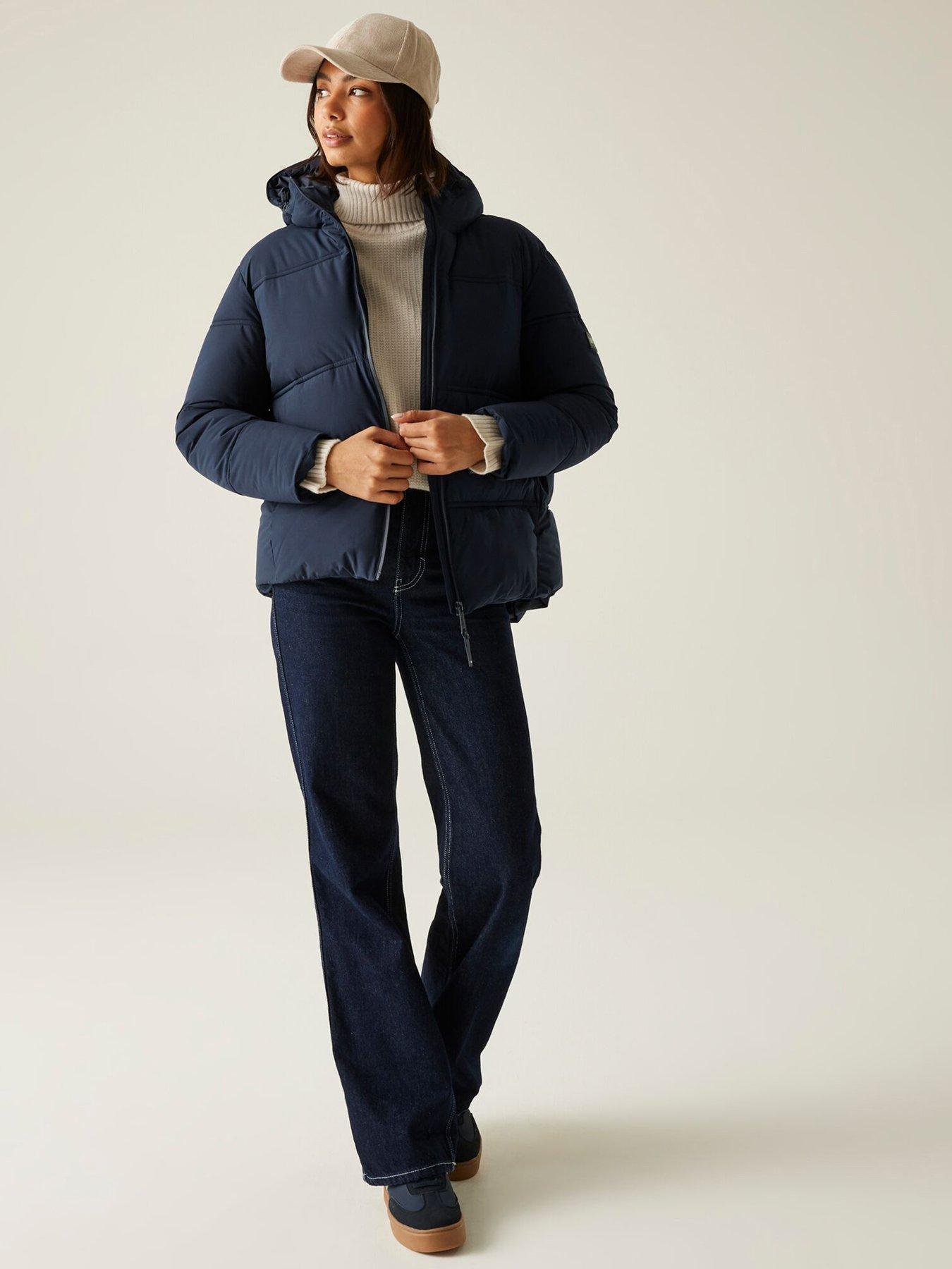 Image 3 of 6 of Regatta Womens Roxienne Padded Jacket - Navy
