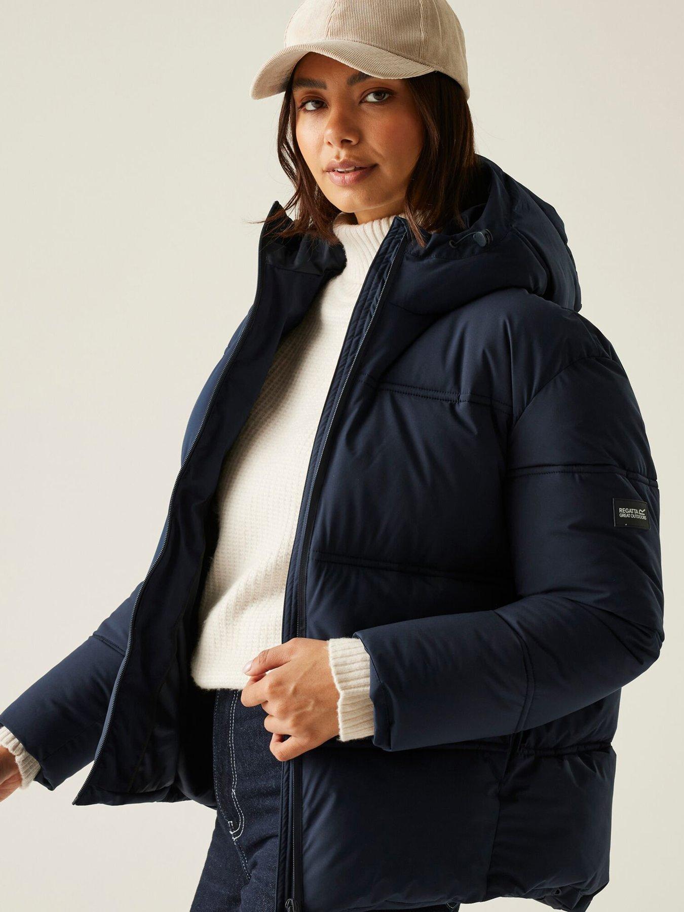 Image 4 of 6 of Regatta Womens Roxienne Padded Jacket - Navy
