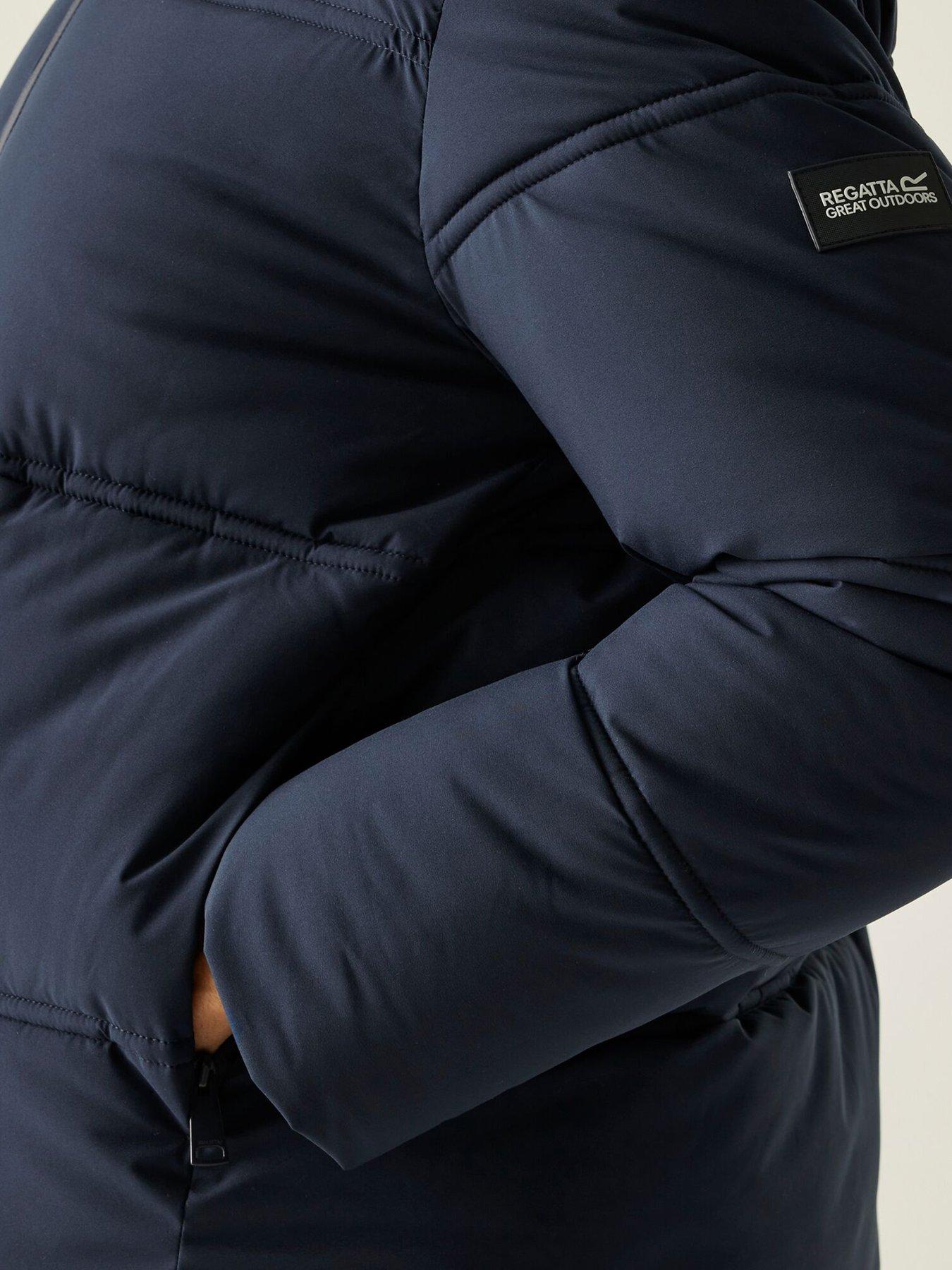 Image 5 of 6 of Regatta Womens Roxienne Padded Jacket - Navy