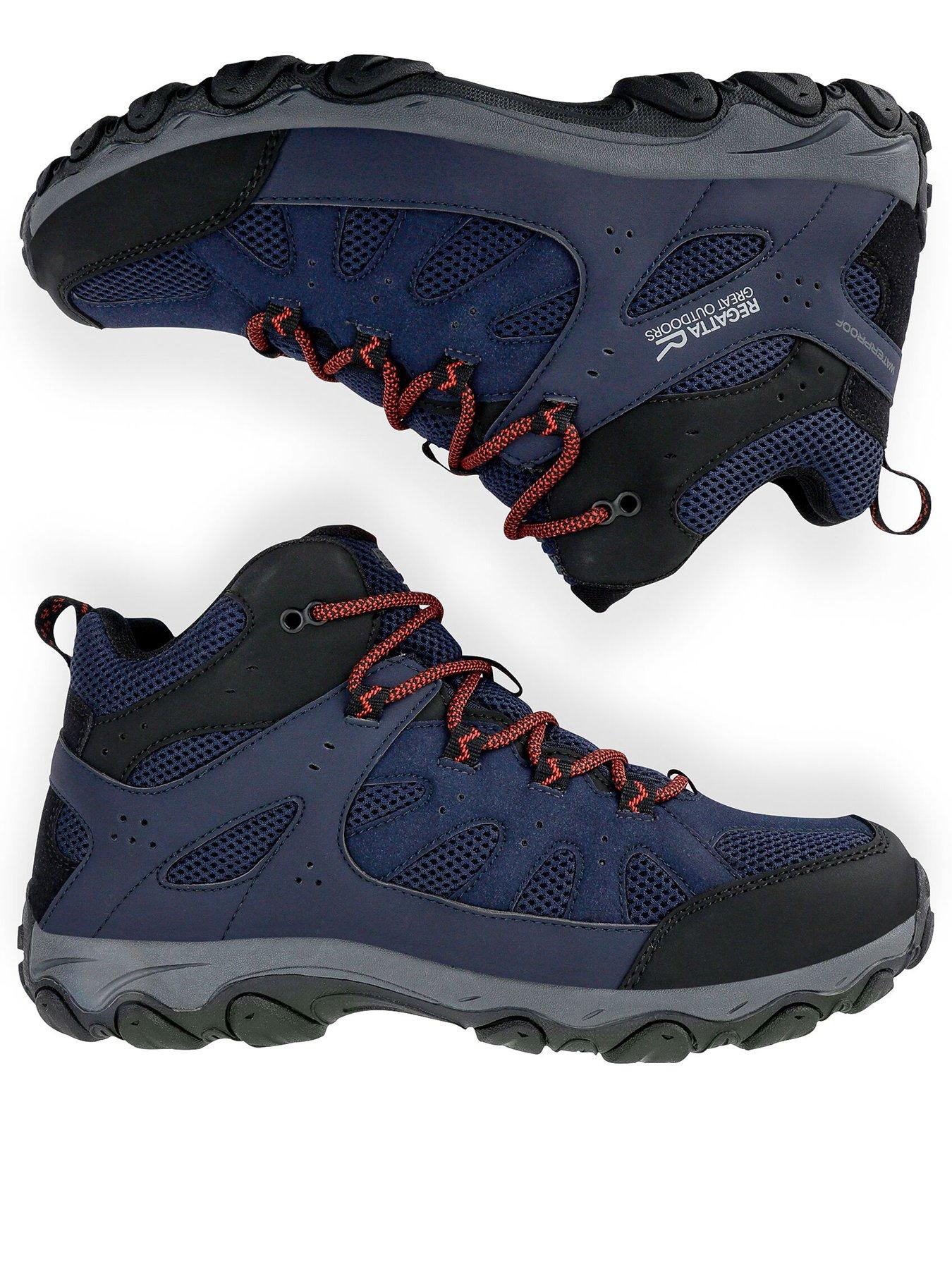 Image 3 of 7 of Regatta Mens Edgepoint Iv Mid Walking Boots - Navy