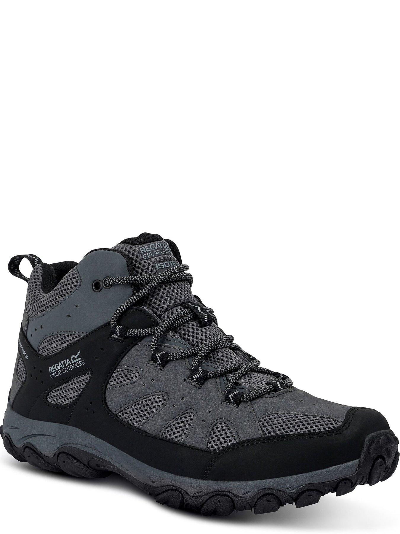  image of regatta-mens-edgepoint-iv-mid-walking-boots-grey