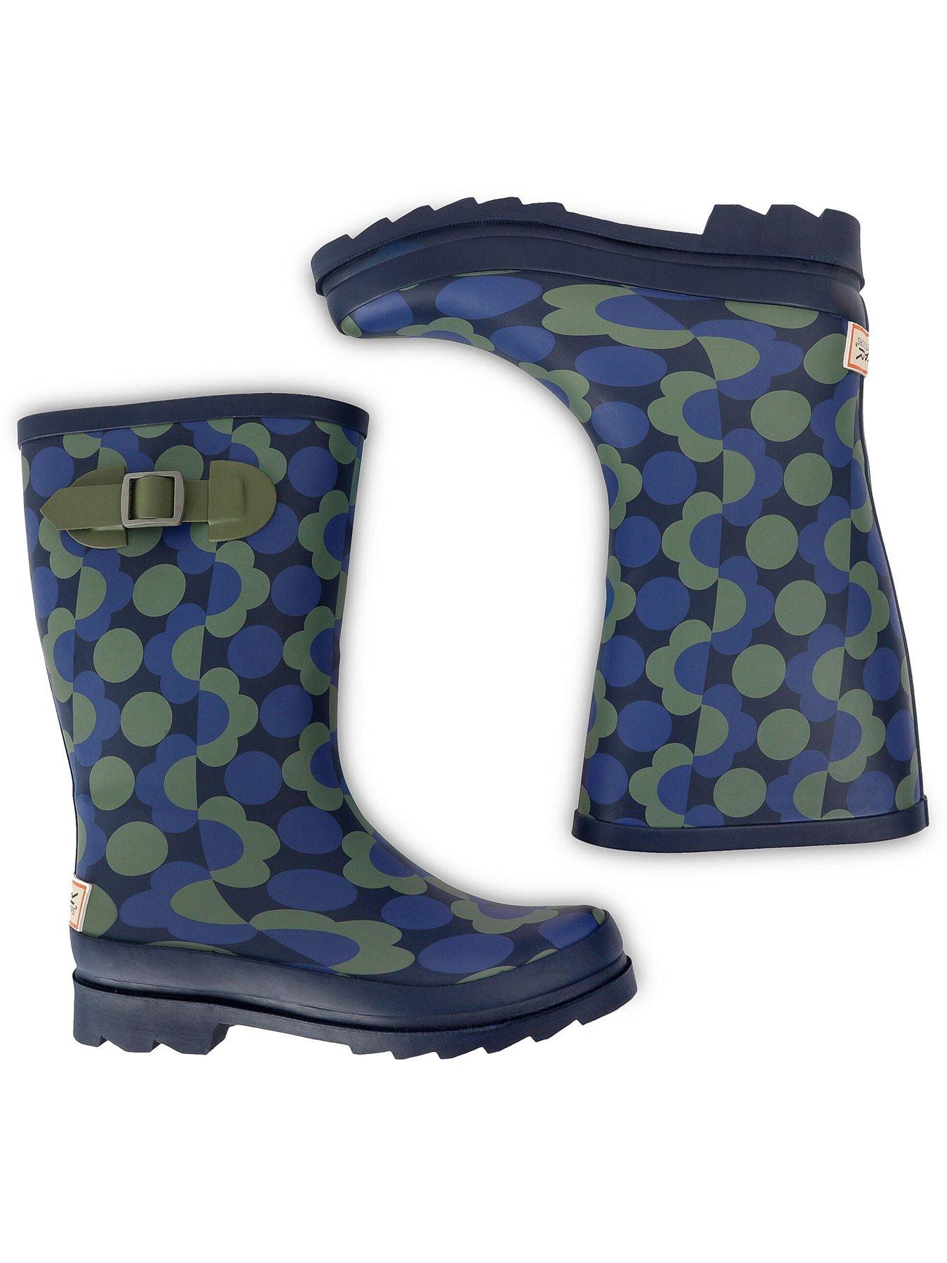 Image 3 of 7 of Regatta Womens Orla Kiely Mid Length Wellies - Blue