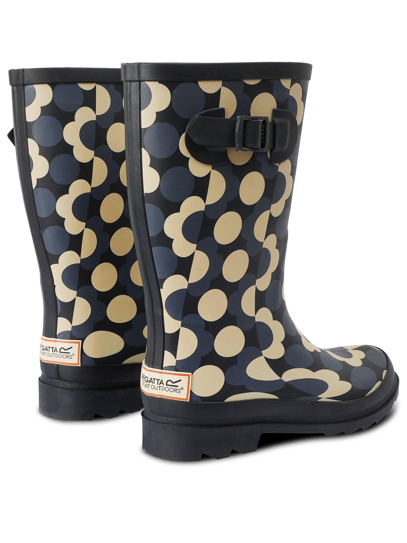 Image 2 of 7 of Regatta Womens Orla Kiely Mid Length Wellies - Green