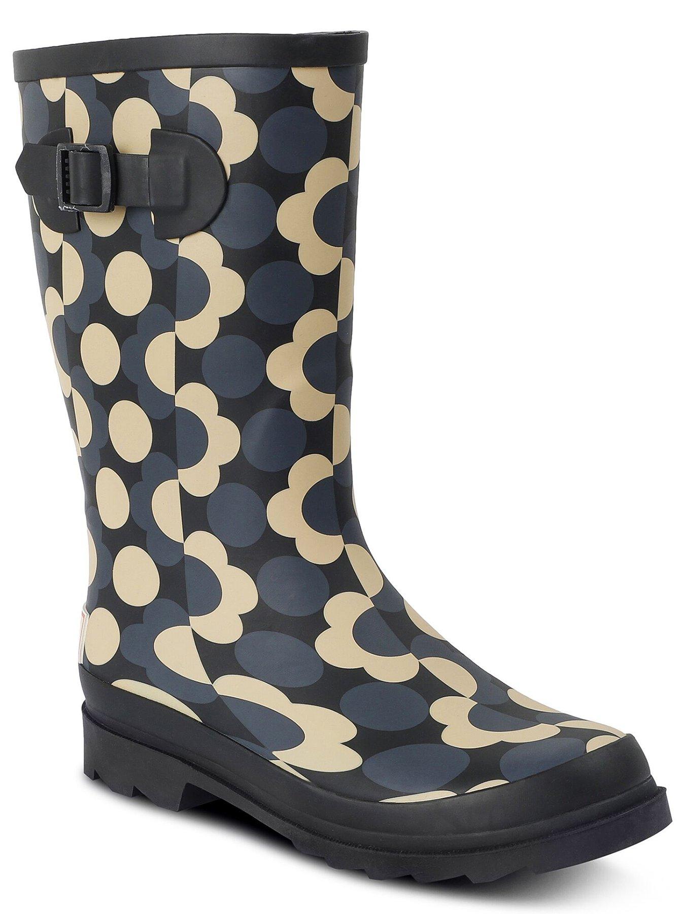 Image 4 of 7 of Regatta Womens Orla Kiely Mid Length Wellies - Green