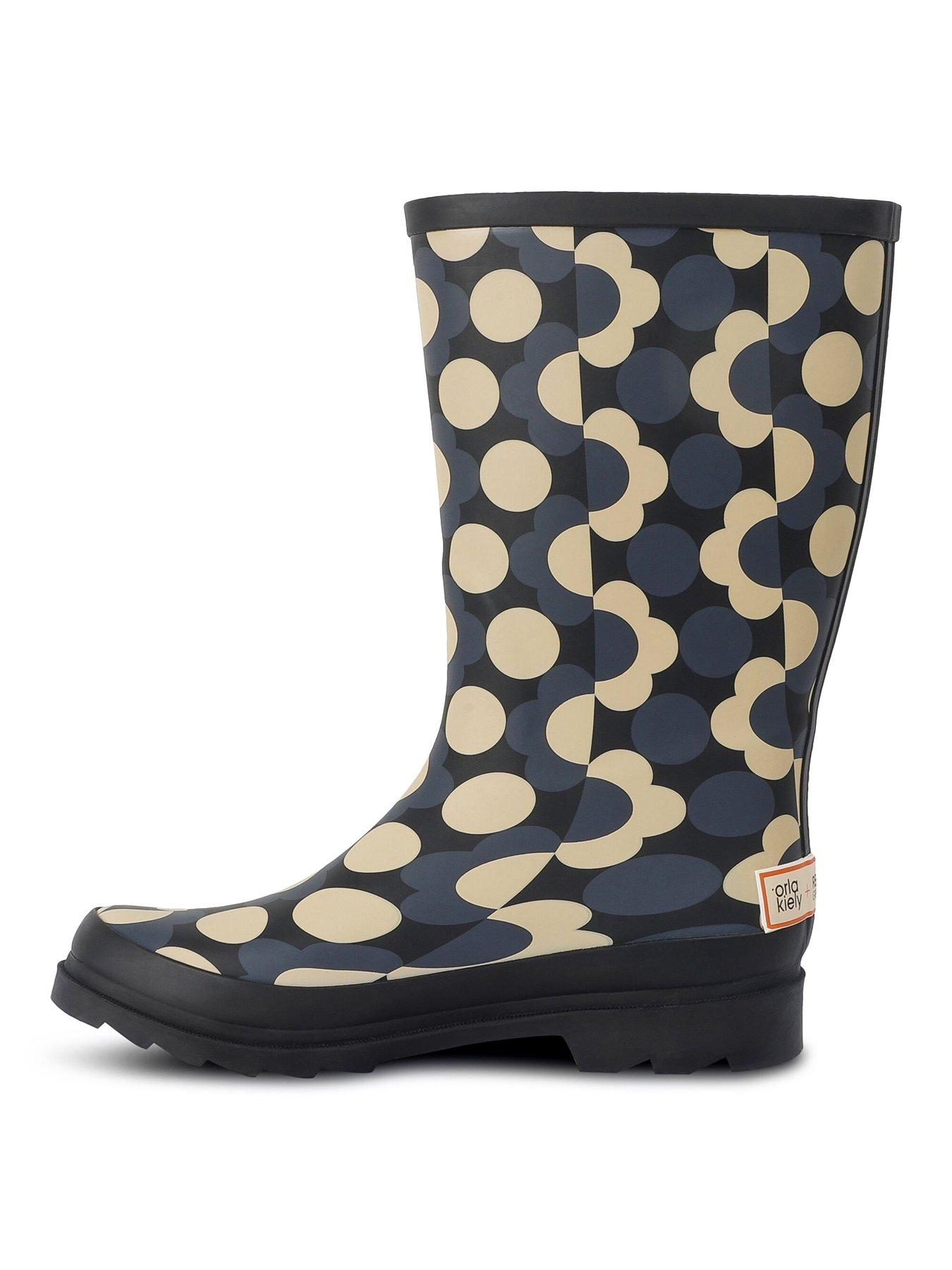Image 7 of 7 of Regatta Womens Orla Kiely Mid Length Wellies - Green