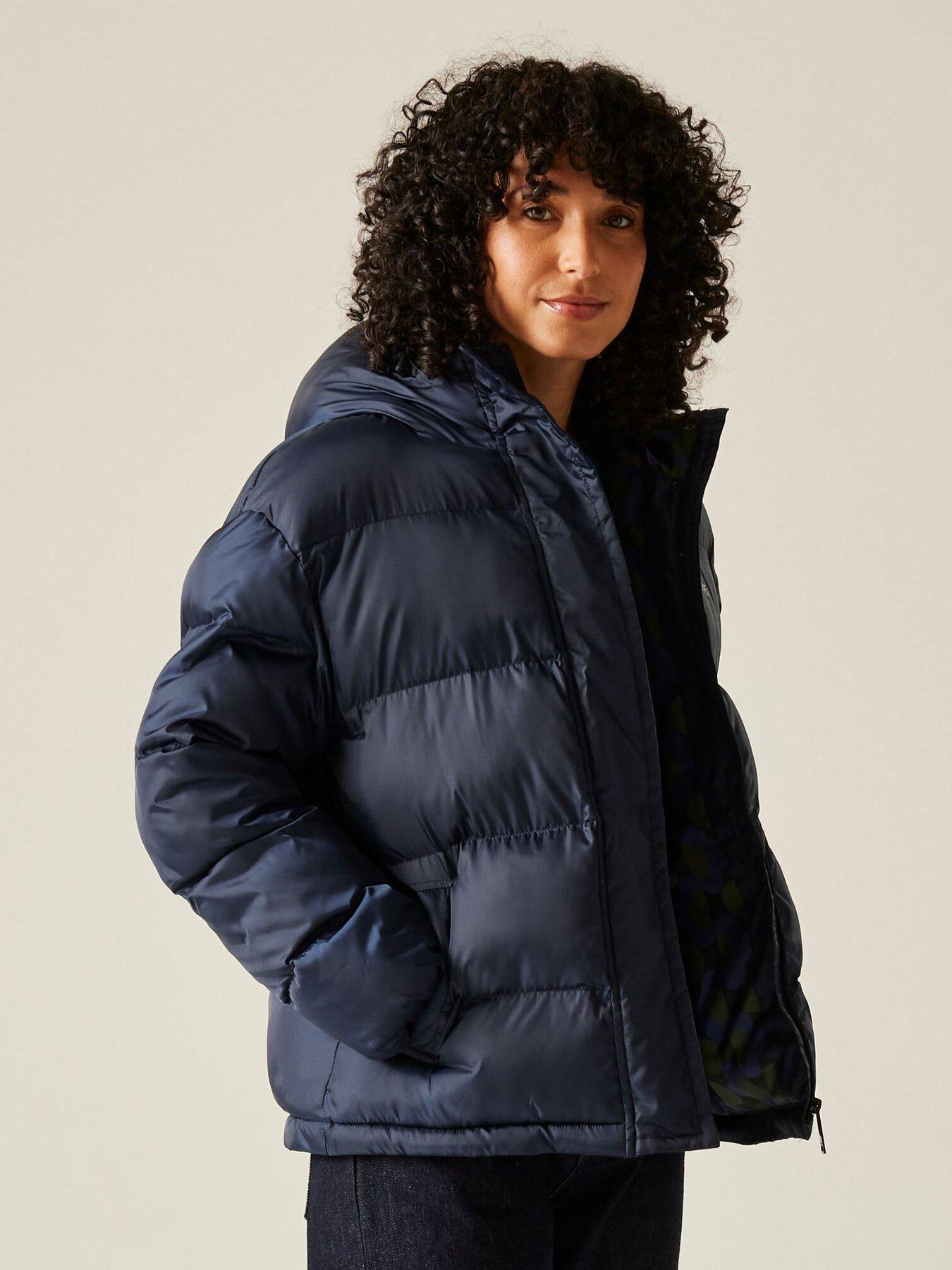 undefined Womens Orla Kiely Padded Jacket - Navy