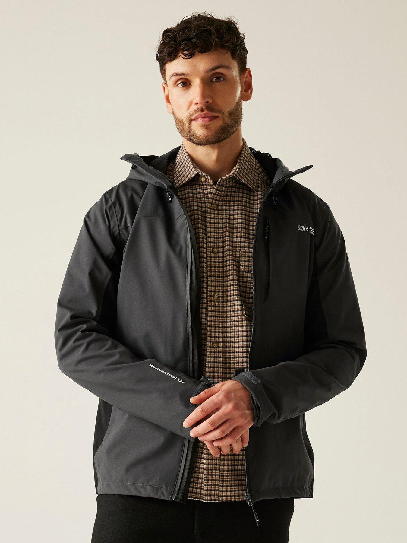 undefined Mens Birchdale Ii Waterproof Shell Jacket - Grey