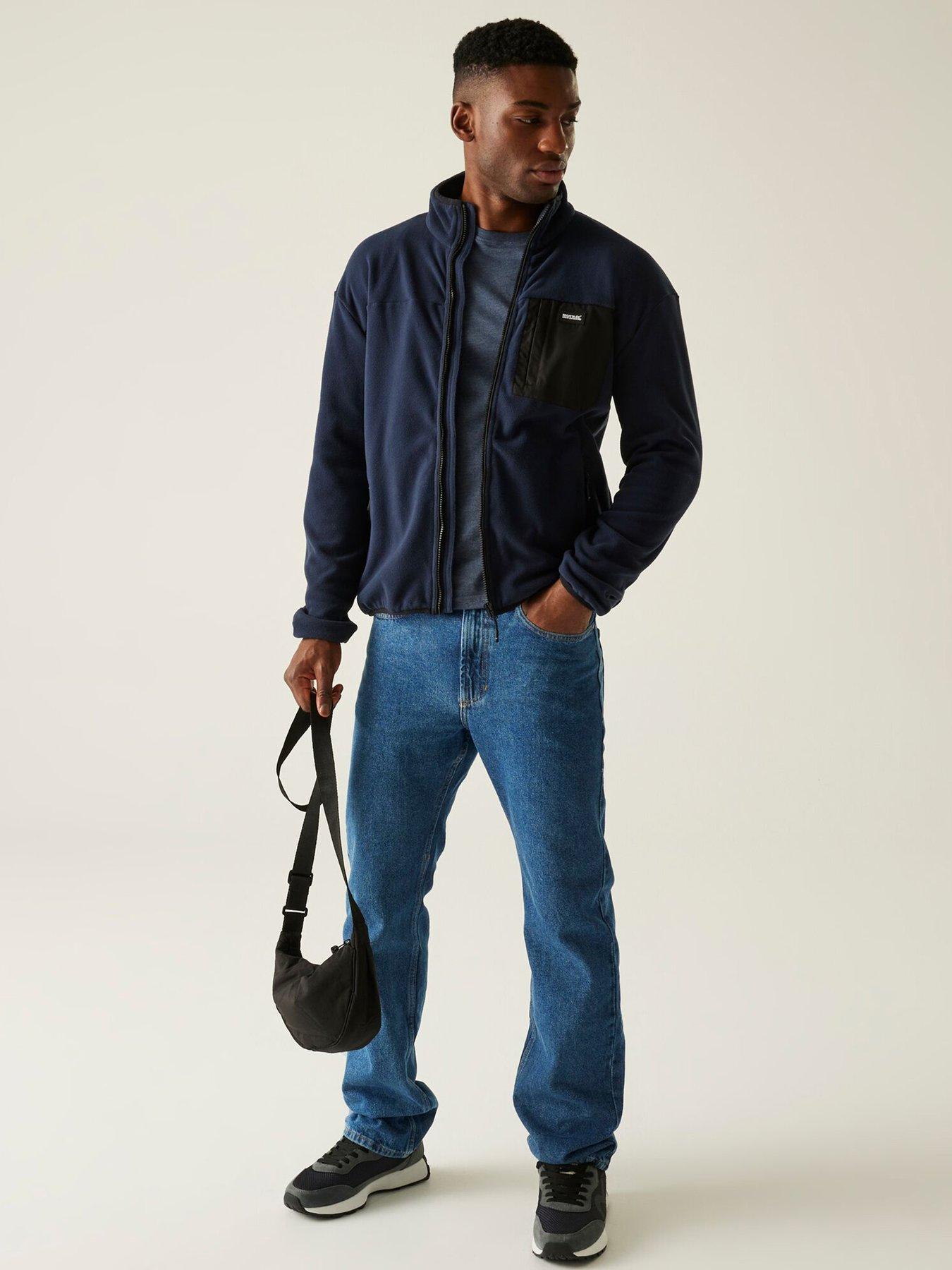 Image 3 of 6 of Regatta Mens Frankie Full Zip Fleece - Navy
