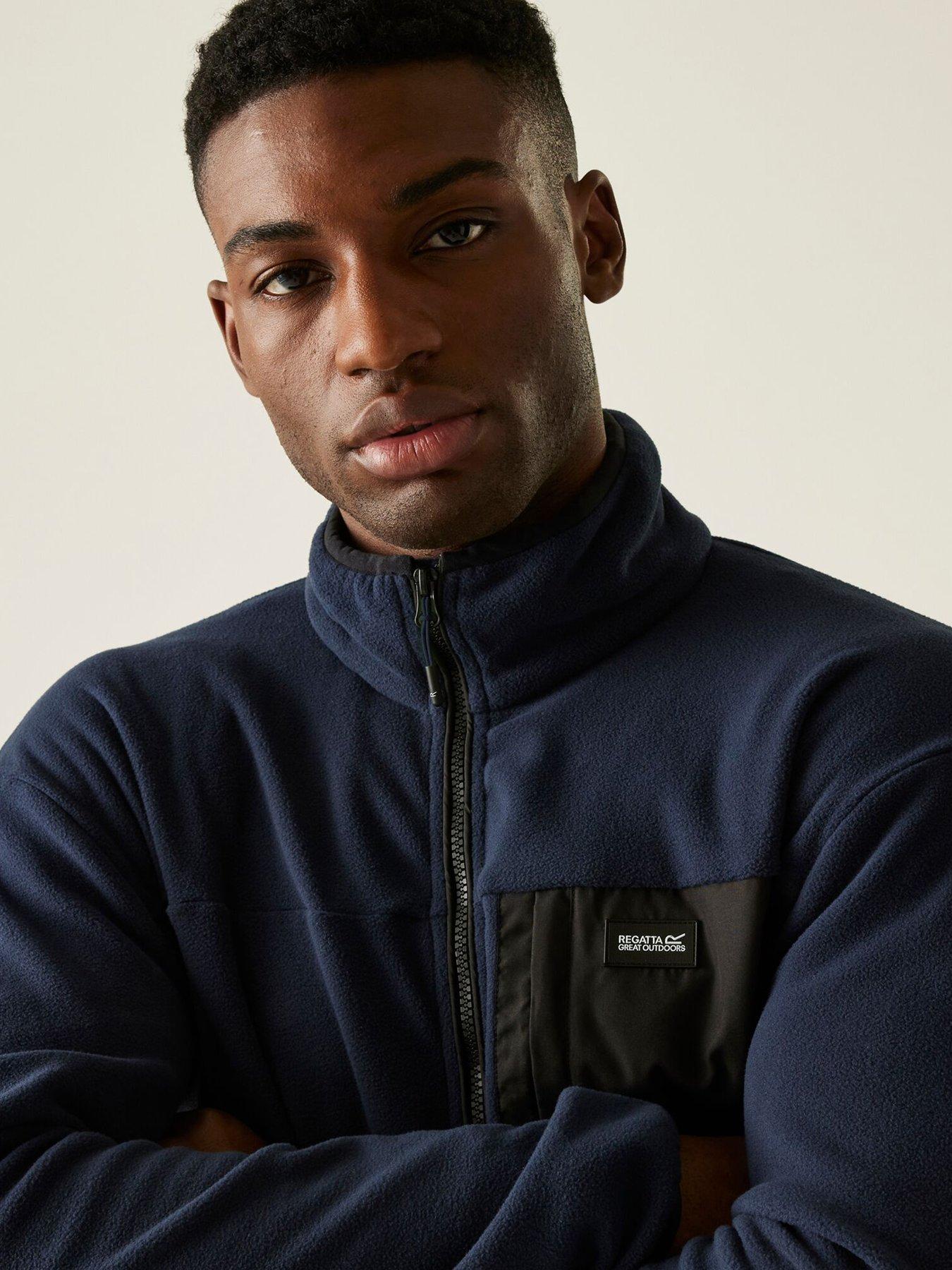 Image 4 of 6 of Regatta Mens Frankie Full Zip Fleece - Navy