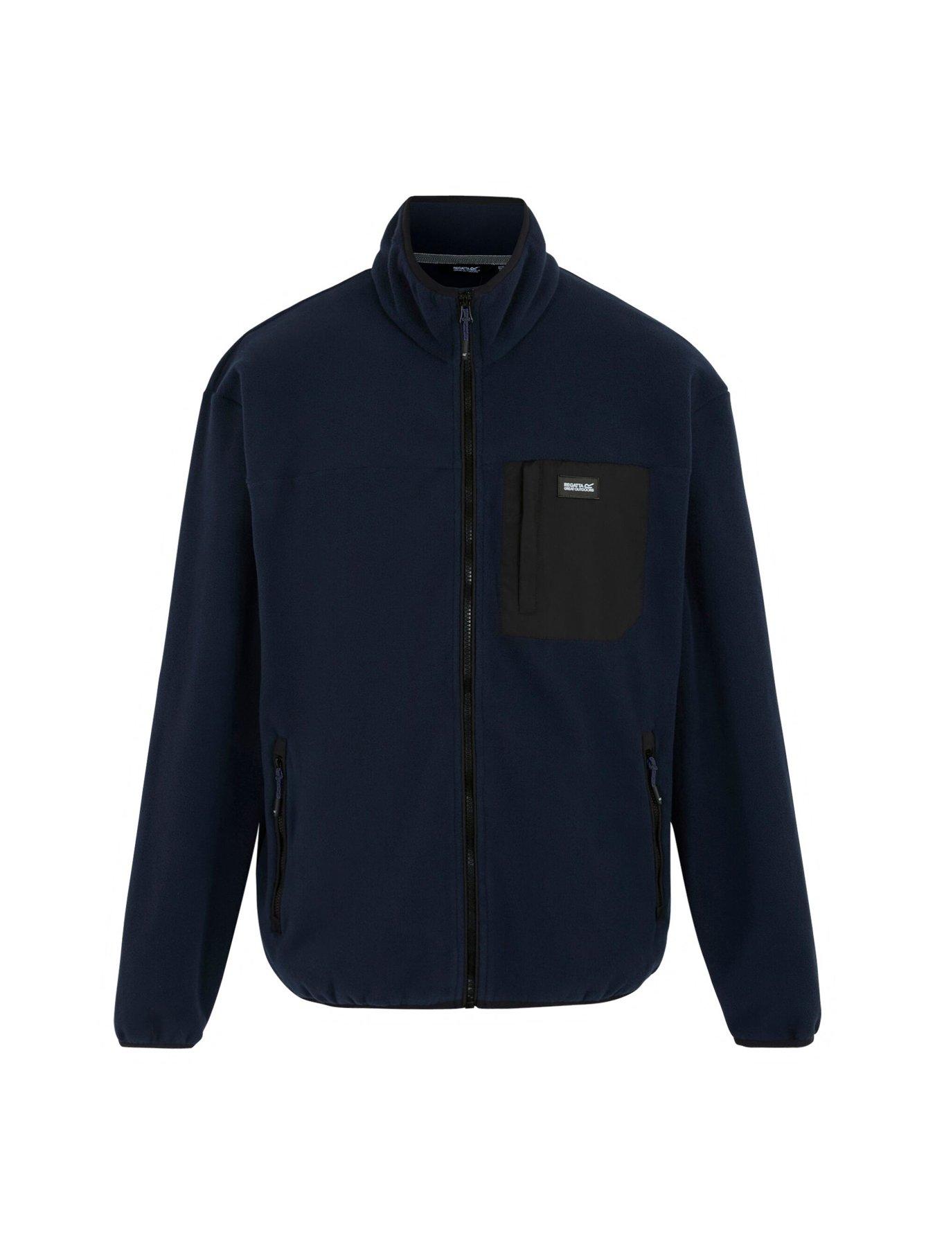 Image 6 of 6 of Regatta Mens Frankie Full Zip Fleece - Navy