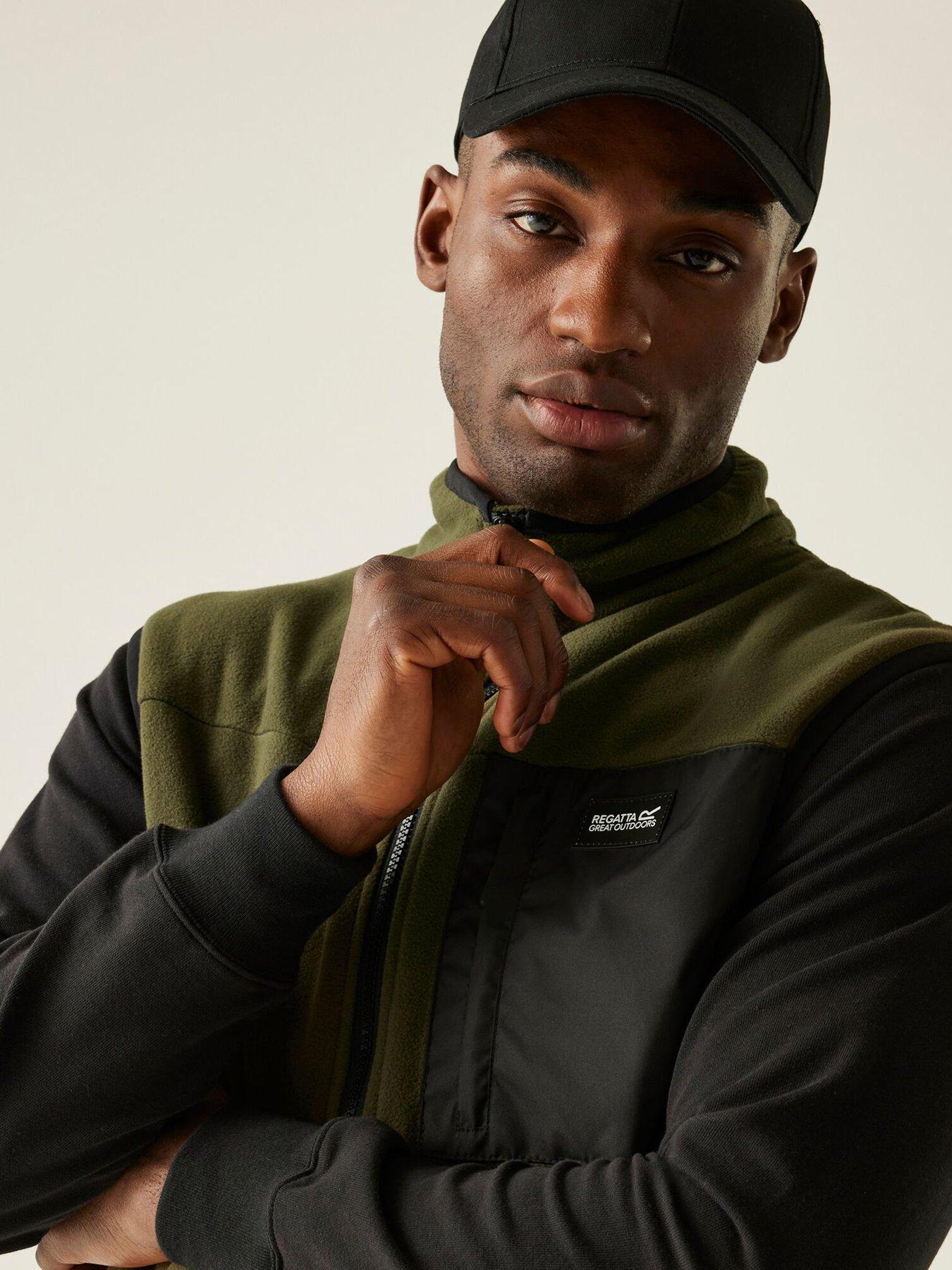 undefined Mens Frankie Fleece Gilet - Green