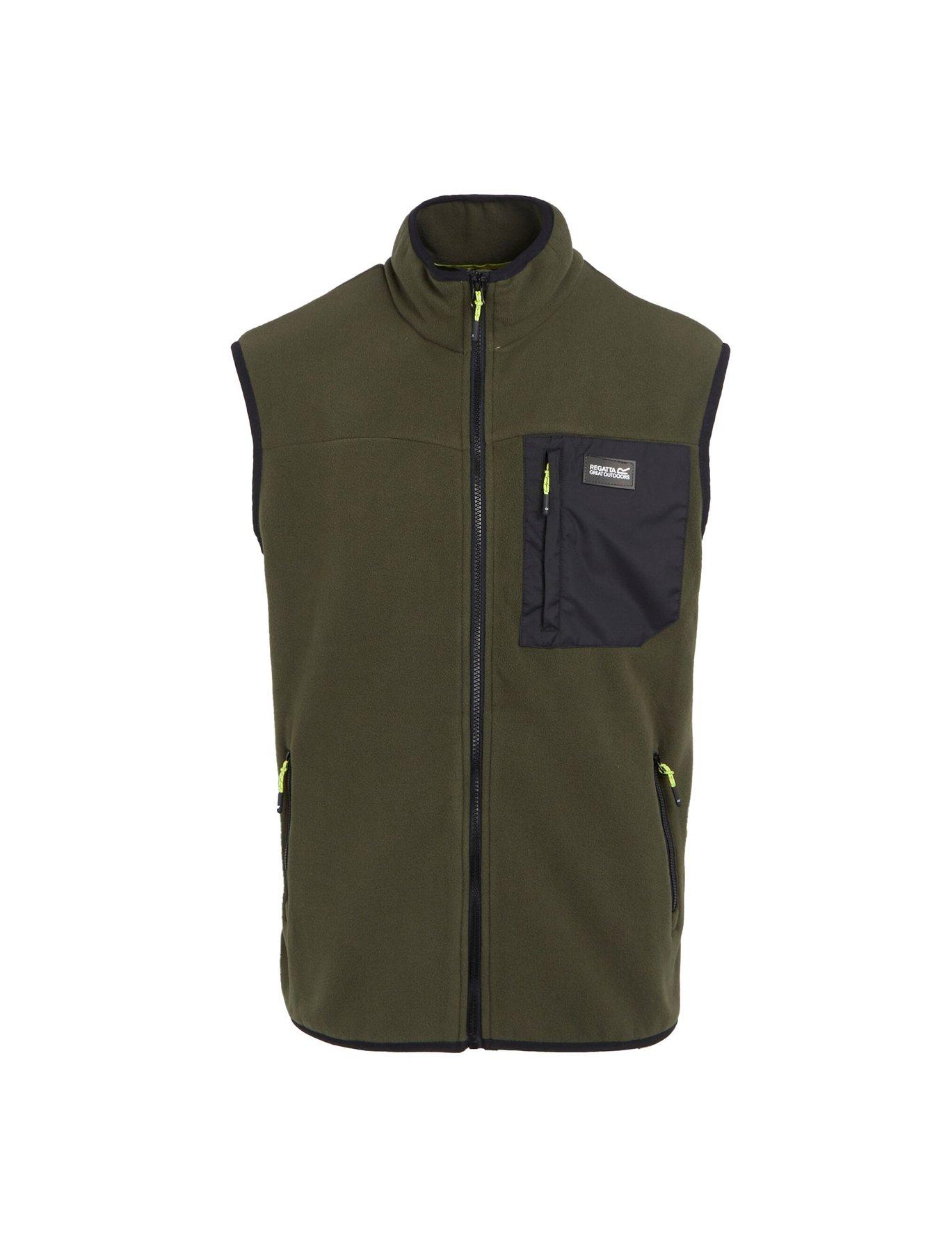 Image 5 of 6 of Regatta Mens Frankie Fleece Gilet - Green