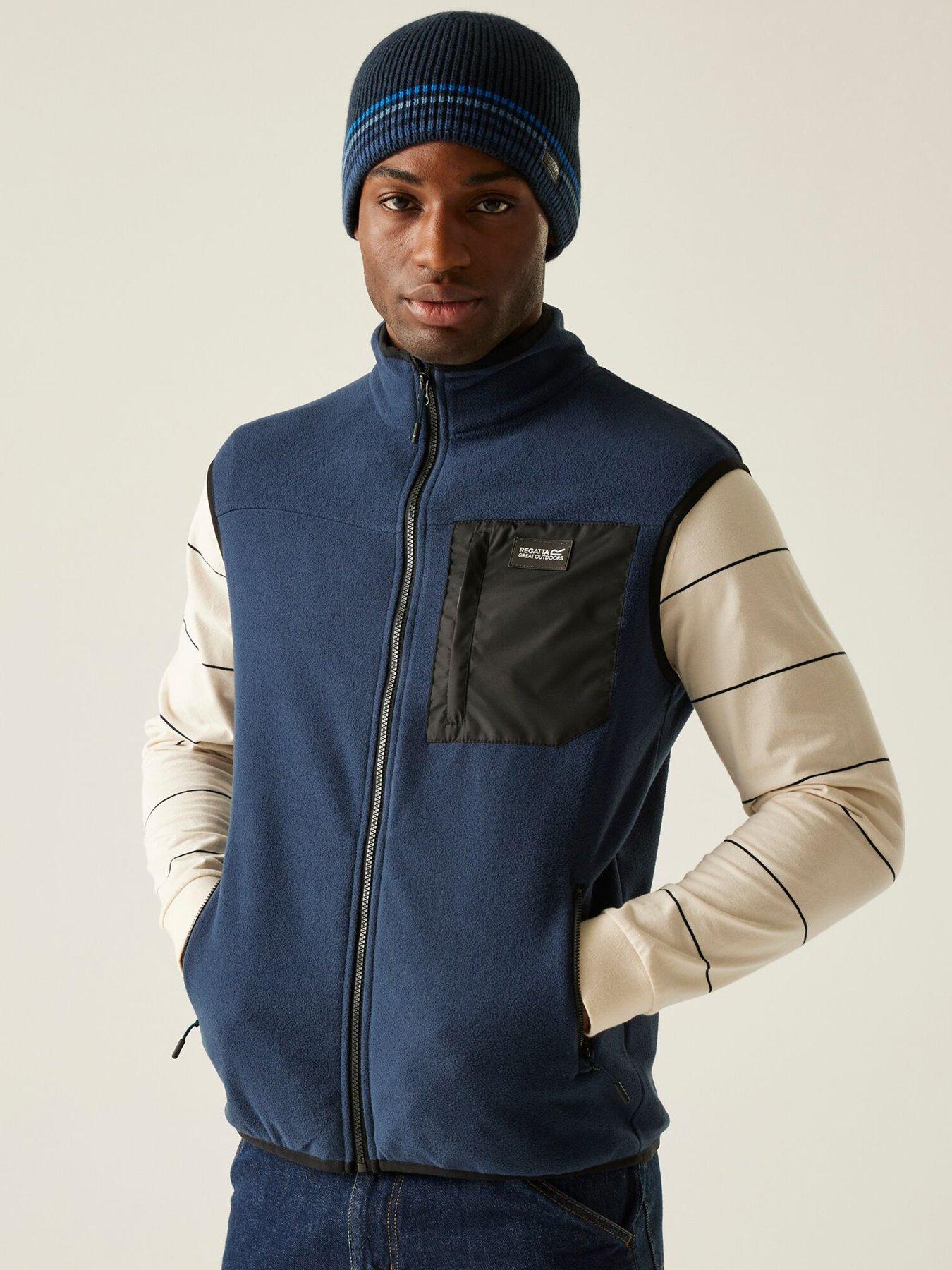 undefined Mens Frankie Fleece Gilet - Navy