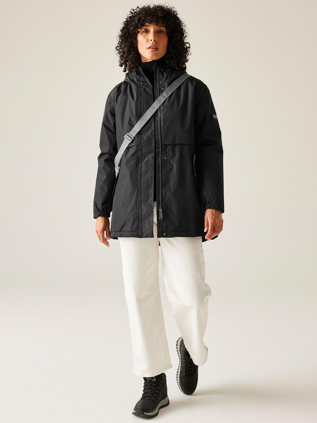  image of regatta-womens-brielly-waterproof-insulated-jacket-black