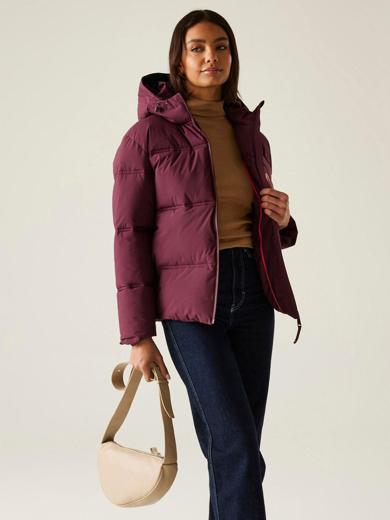 Image 3 of 6 of Regatta Womens Roxienne Padded Jacket - Purple