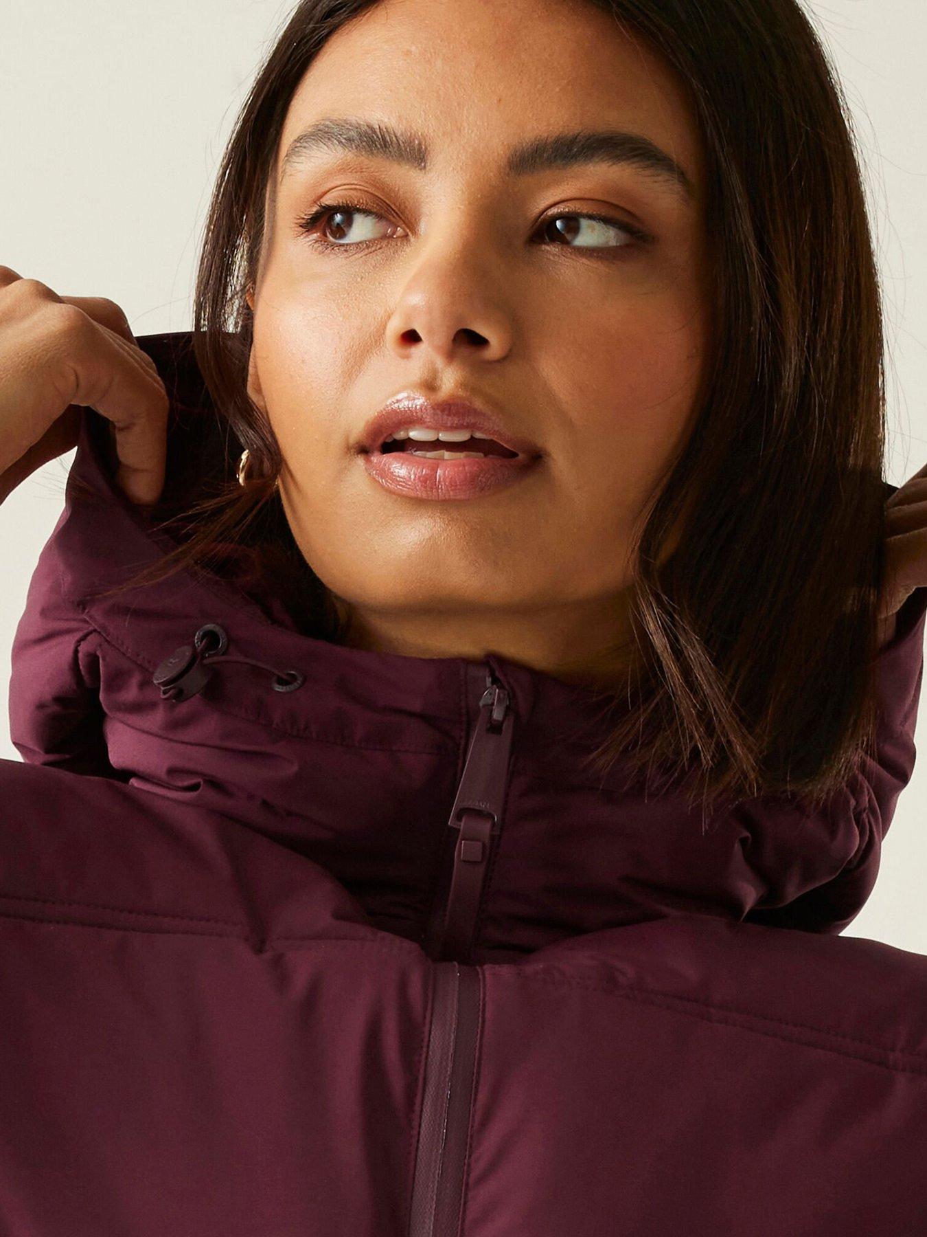 Image 5 of 6 of Regatta Womens Roxienne Padded Jacket - Purple