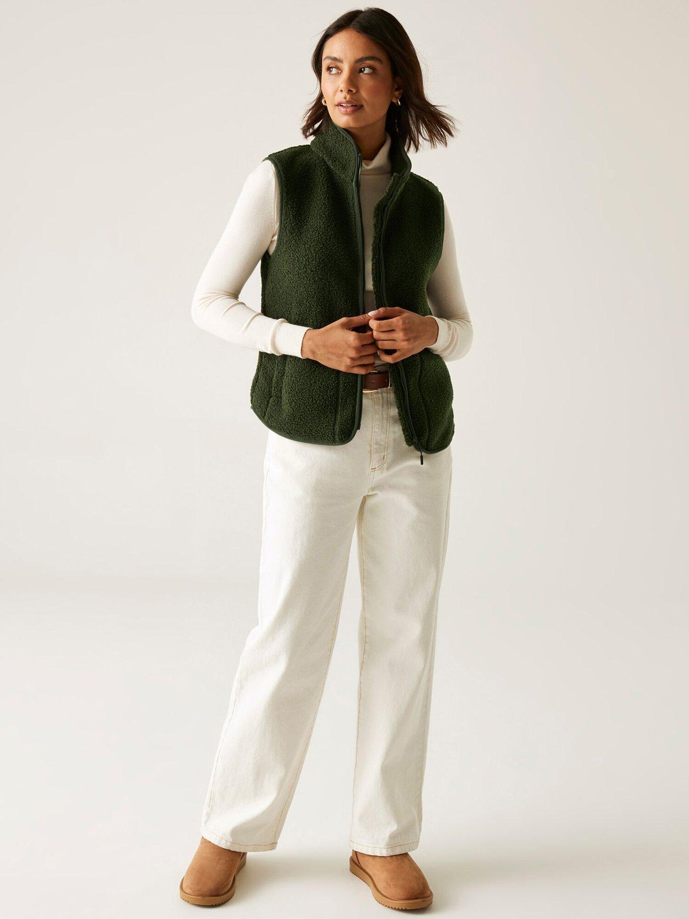 Image 3 of 6 of Regatta Womens Frankie Borg Gilet - Green