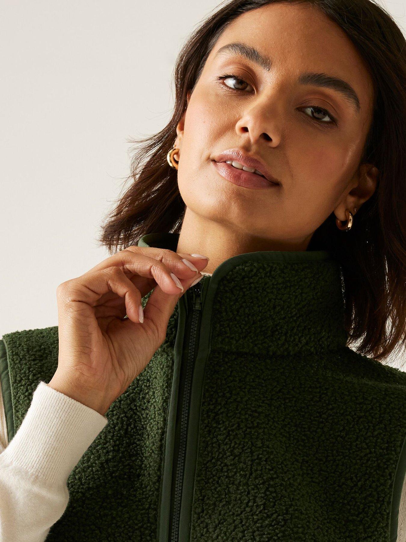 Image 4 of 6 of Regatta Womens Frankie Borg Gilet - Green