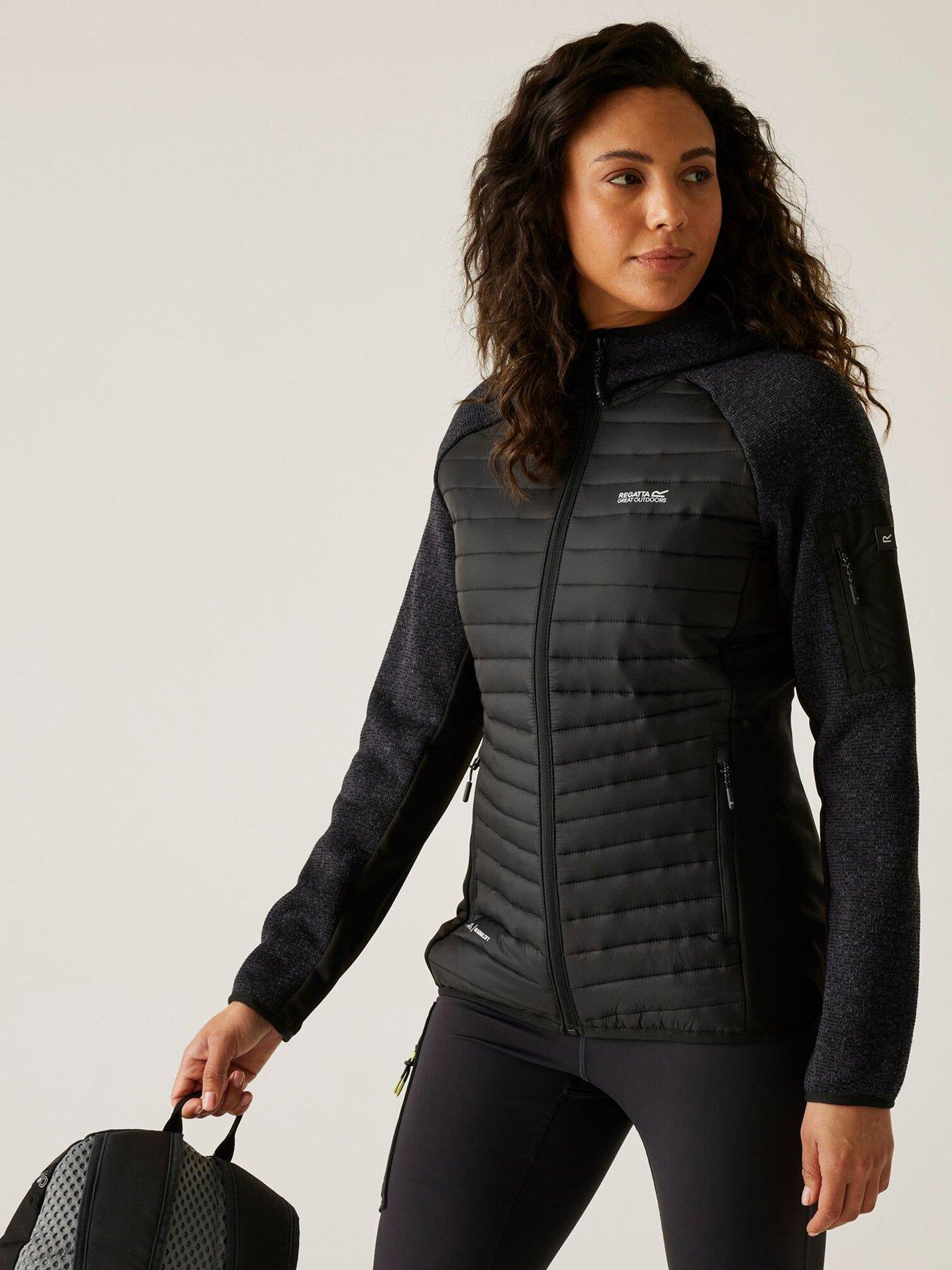 Image 1 of 6 of Regatta Womens Andreson Hybrid Padded Jacket - Black