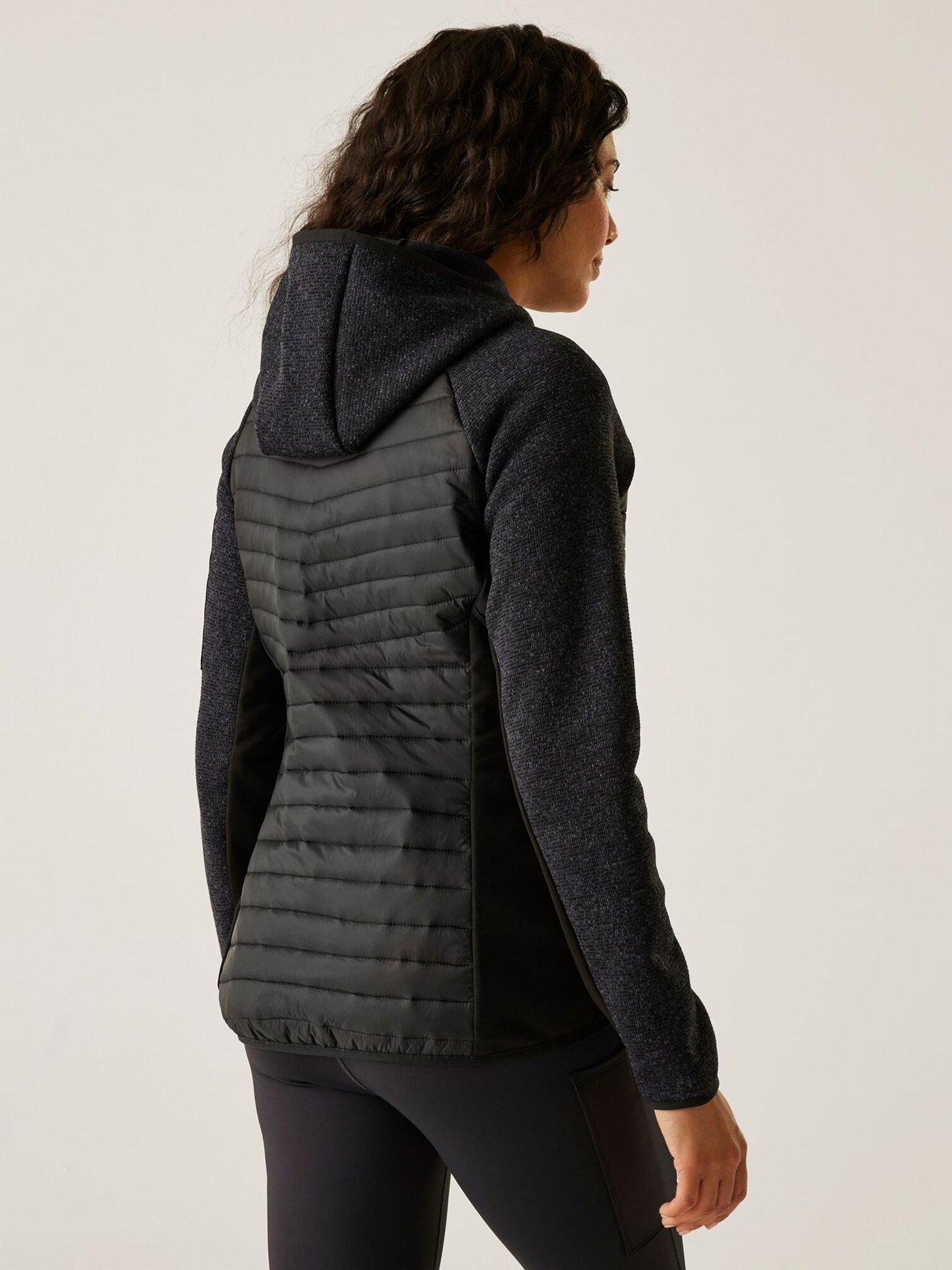 Image 2 of 6 of Regatta Womens Andreson Hybrid Padded Jacket - Black