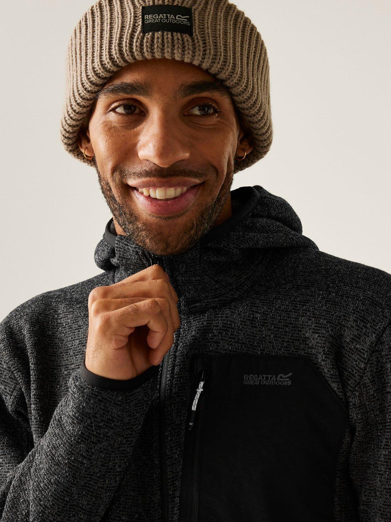 Image 4 of 6 of Regatta Mens Mens Newhill Hooded Fleece - Grey