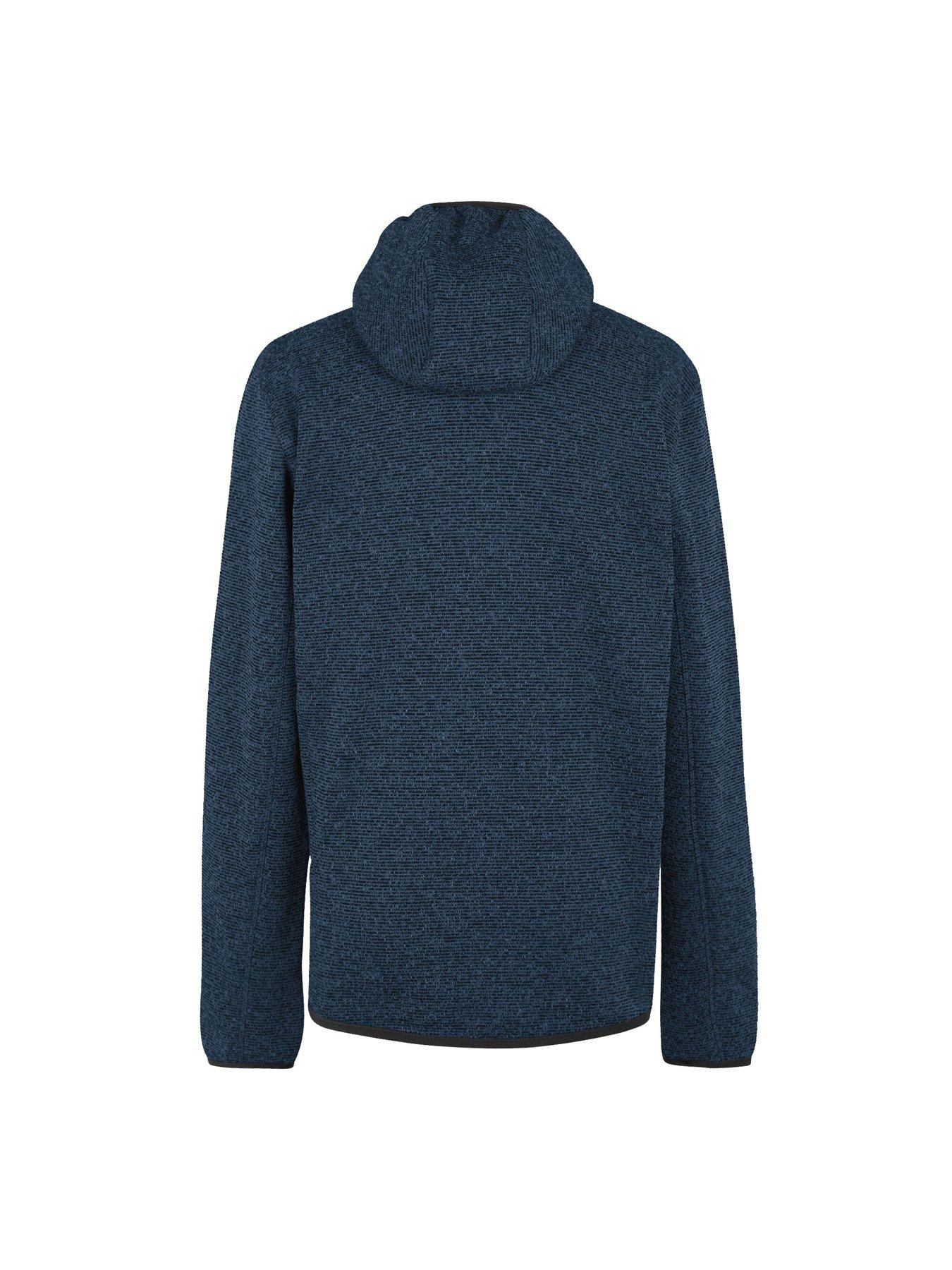 Image 6 of 6 of Regatta Mens Mens Newhill Hooded Fleece - Blue