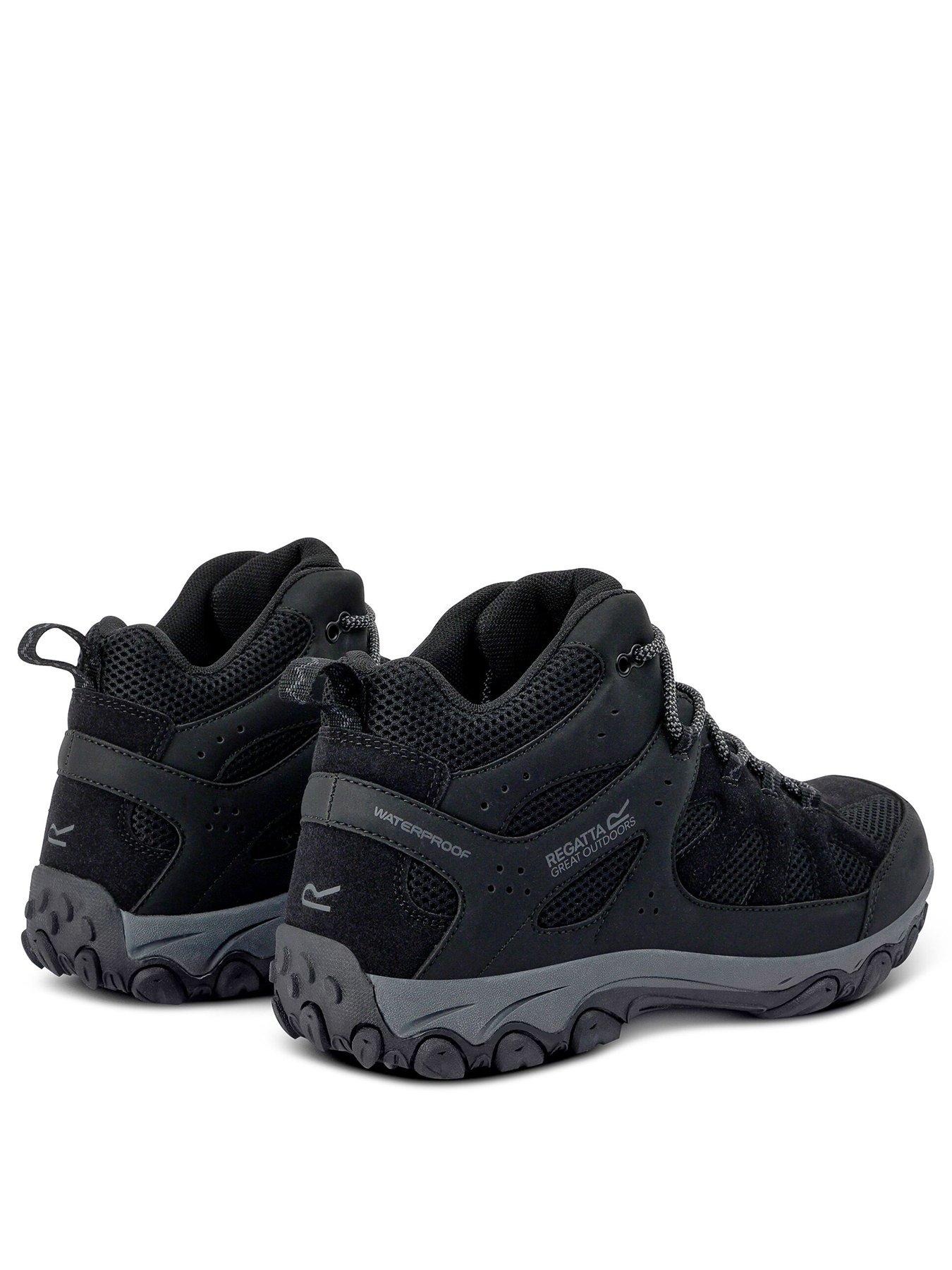  image of regatta-mens-edgepoint-iv-mid-walking-boots-black