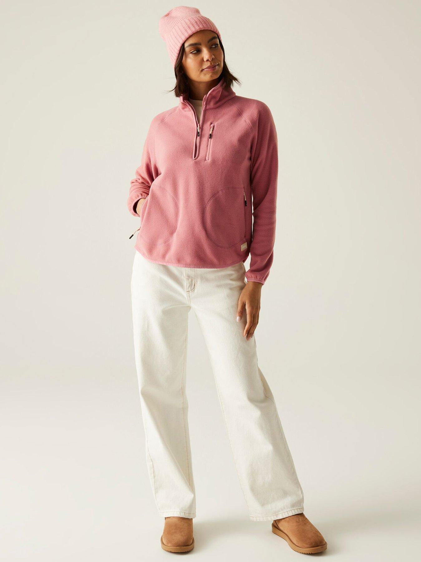 Image 3 of 6 of Regatta Womens Frankie 1/2 Zip Fleece - Pink