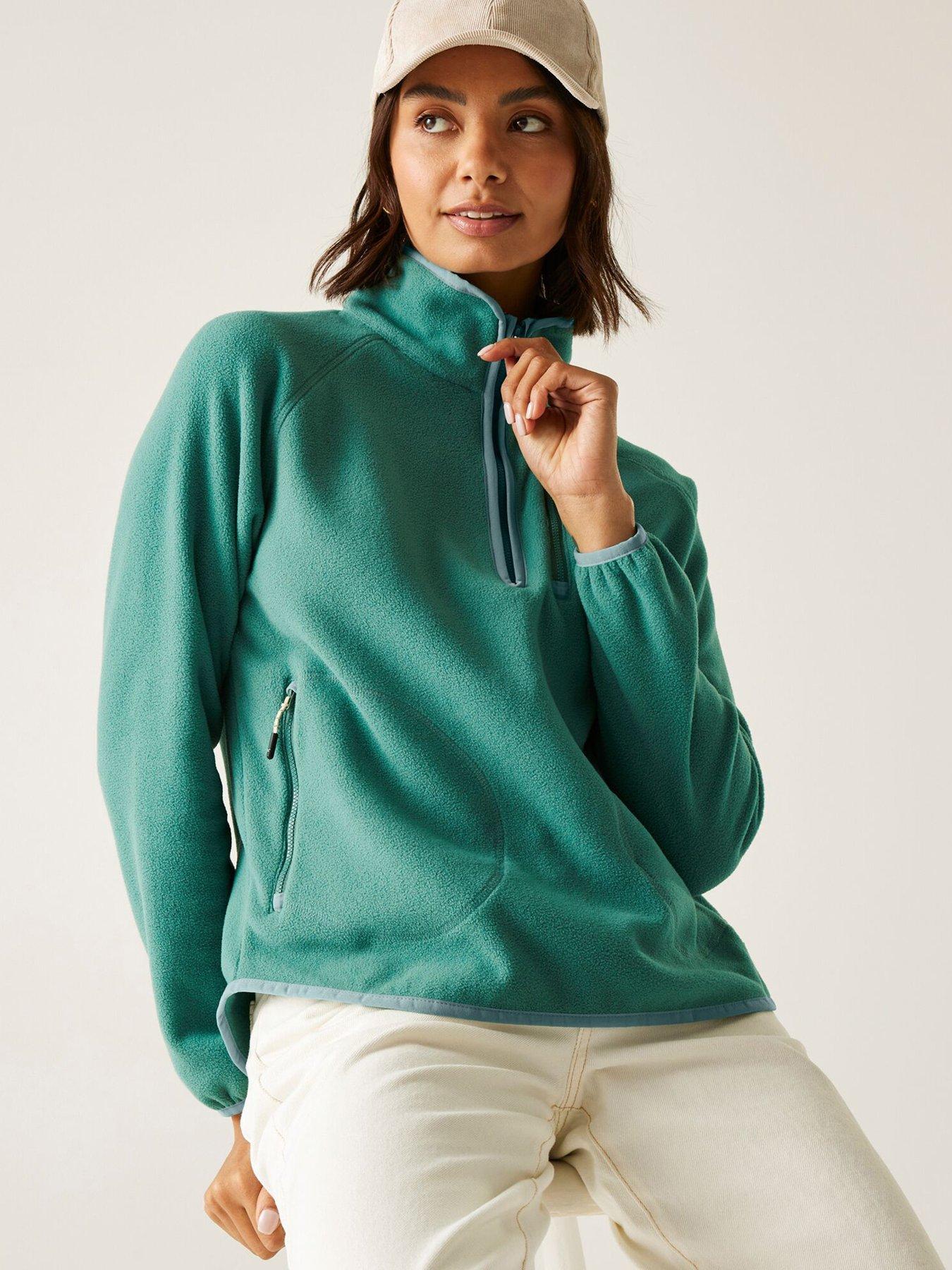 Image 6 of 6 of Regatta Womens Frankie 1/2 Zip Fleece - Green