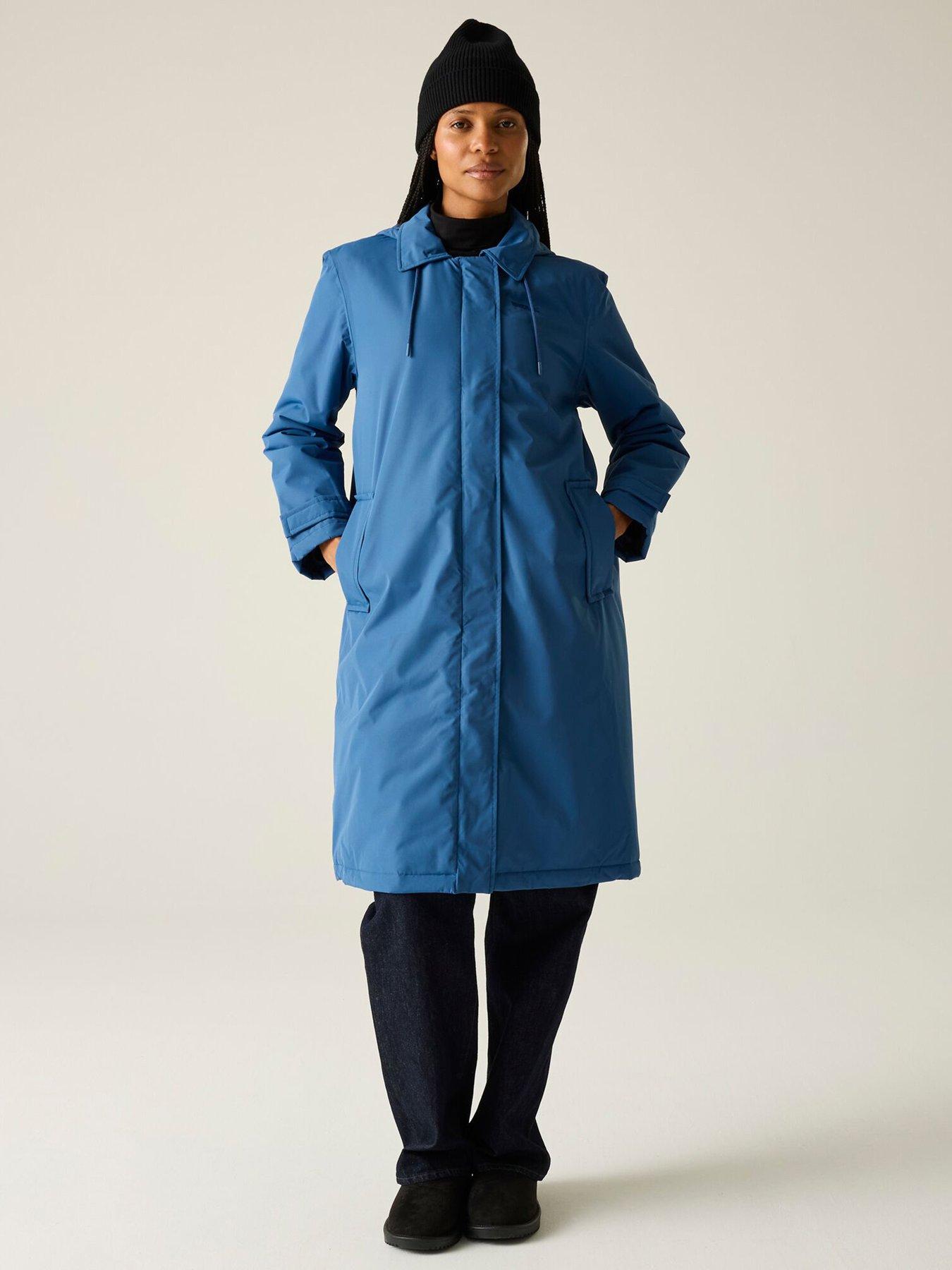 undefined Womens Orla Kiely Waterproof Mac - Navy