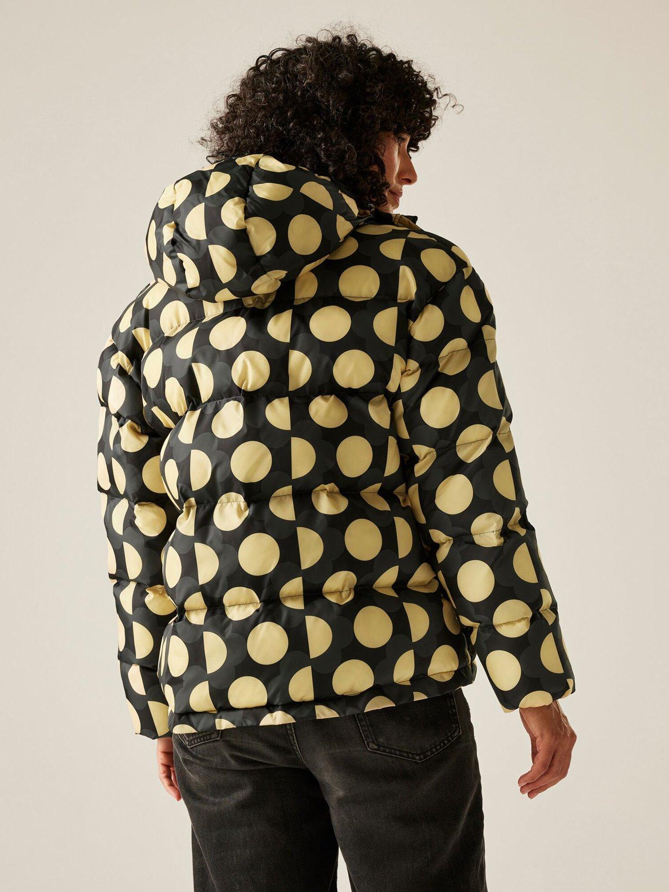 Image 2 of 6 of Regatta Womens Orla Kiely Padded Jacket - Black/yellow