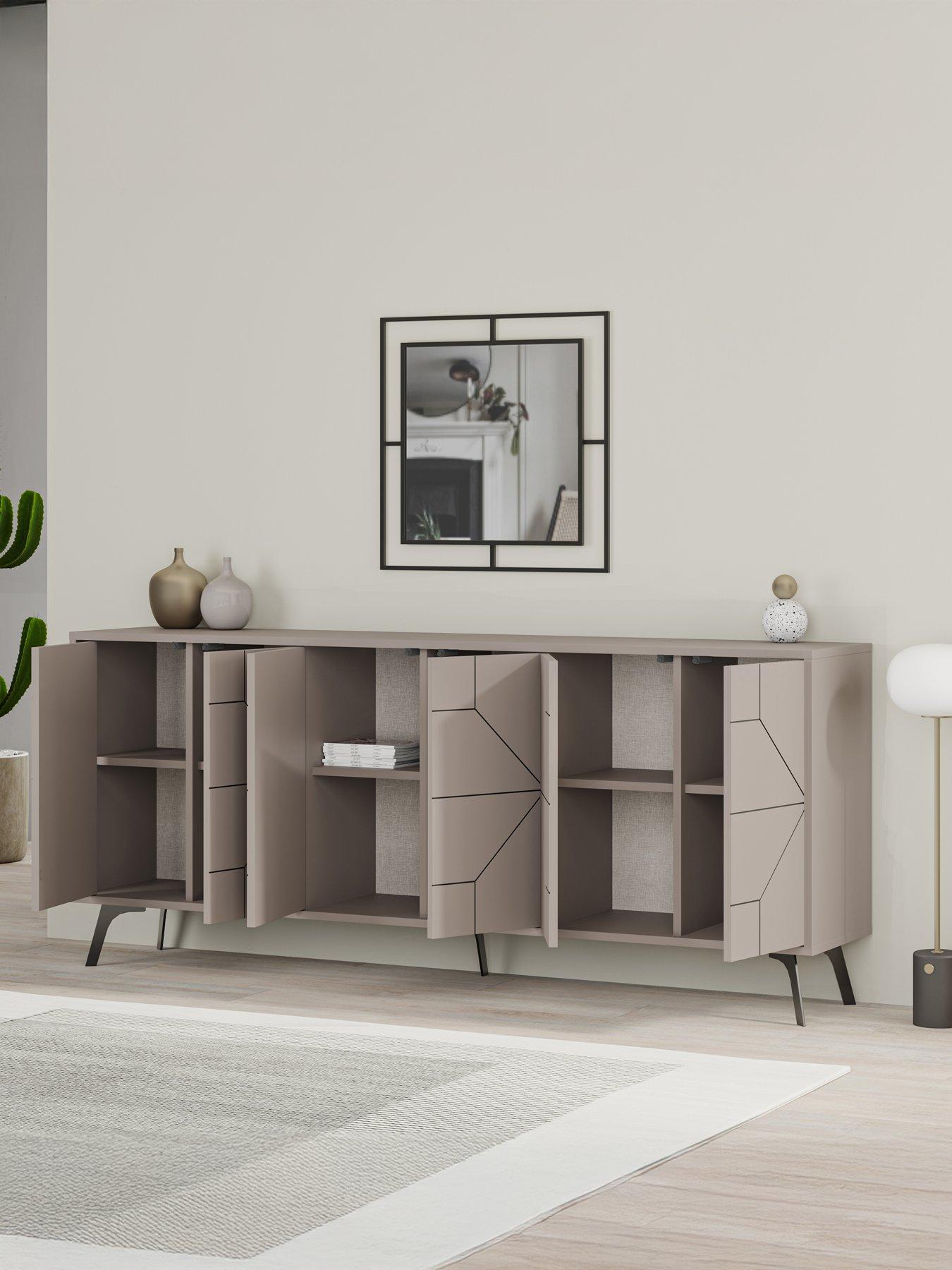 Image 3 of 8 of Decortie Dune Large Sideboard - Mocha