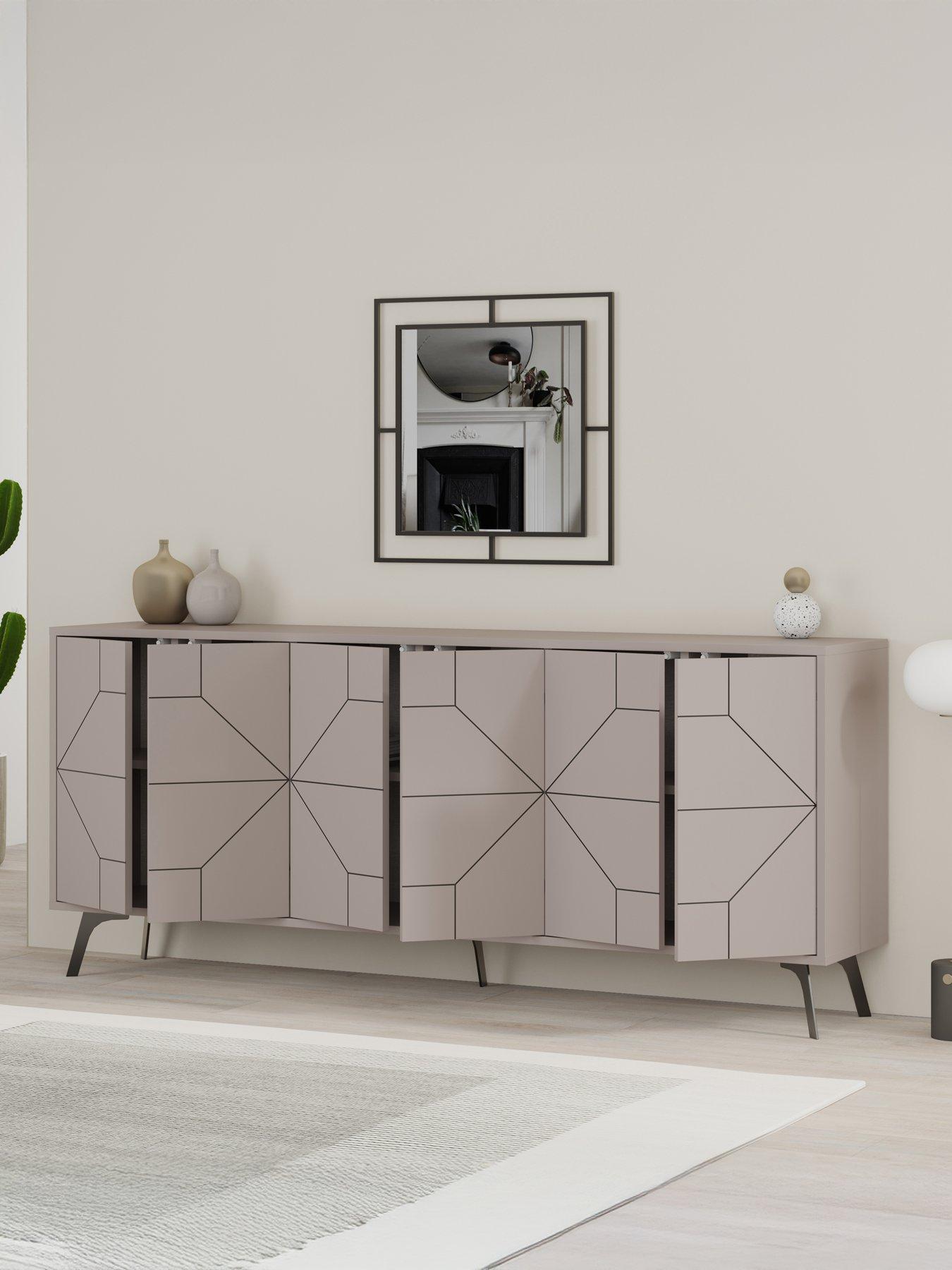 Image 4 of 8 of Decortie Dune Large Sideboard - Mocha