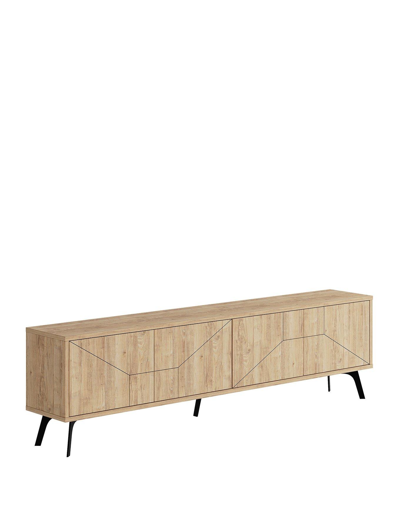  image of decortie-dune-tv-stand-light-oak