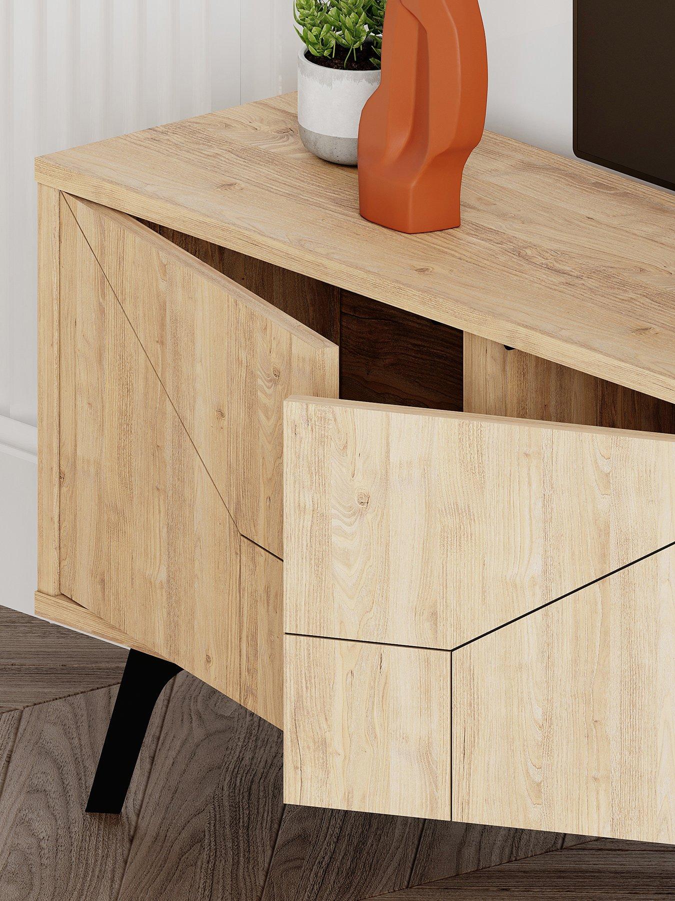  image of decortie-dune-tv-stand-light-oak