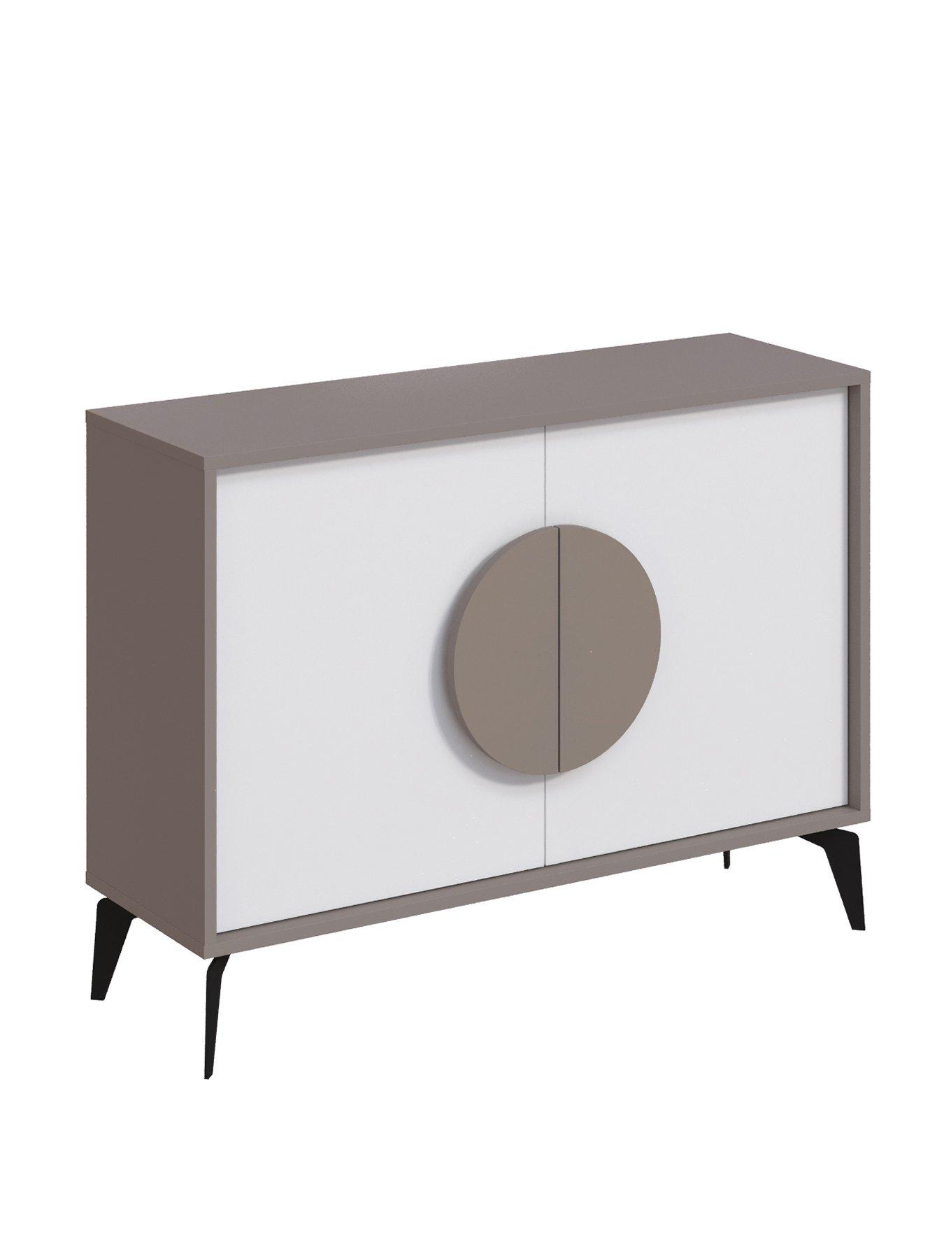 Image 2 of 7 of Decortie Gora Sideboard - Mocha/white