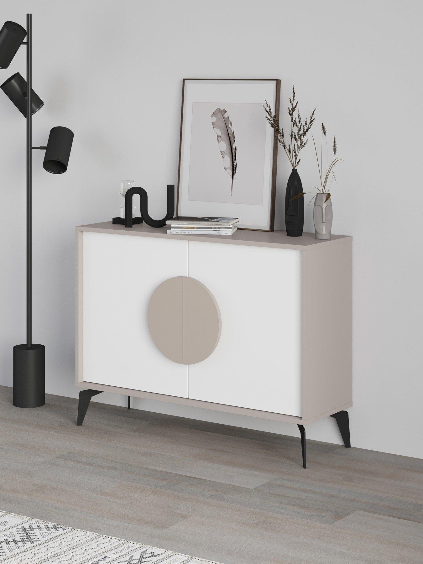 Image 4 of 7 of Decortie Gora Sideboard - Mocha/white