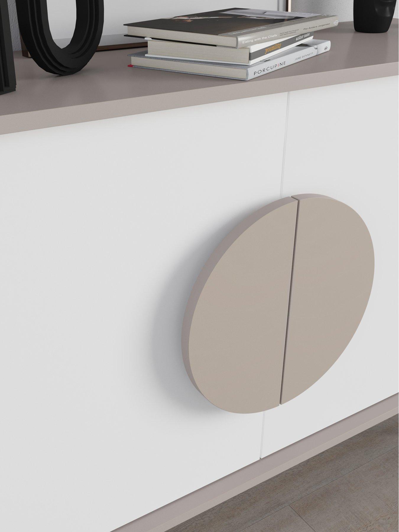 Image 5 of 7 of Decortie Gora Sideboard - Mocha/white