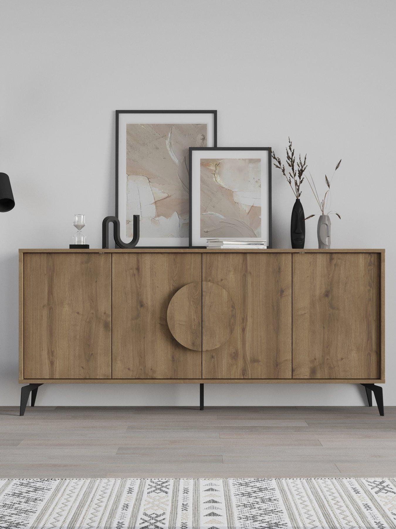 Image 1 of 7 of Decortie Gora Large Sideboard - Dark Oak