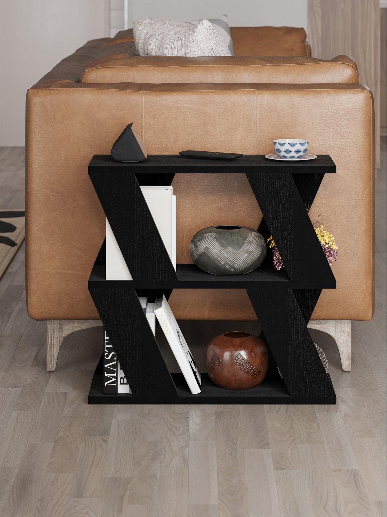 Decortie Lazena Sofa Side Table Black Littlewoods