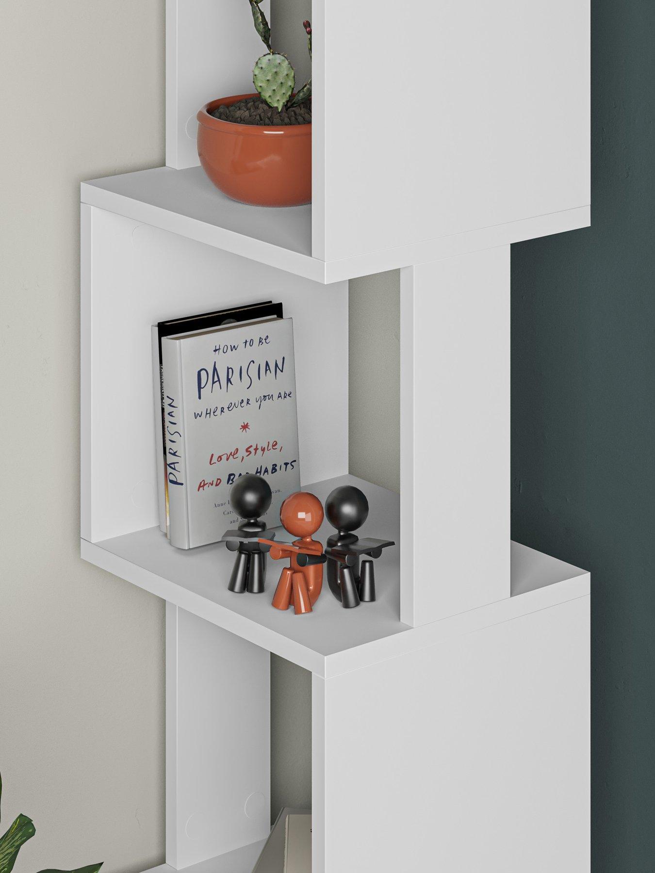 Image 3 of 6 of Decortie Piri Bookcase Shelf Unit - White