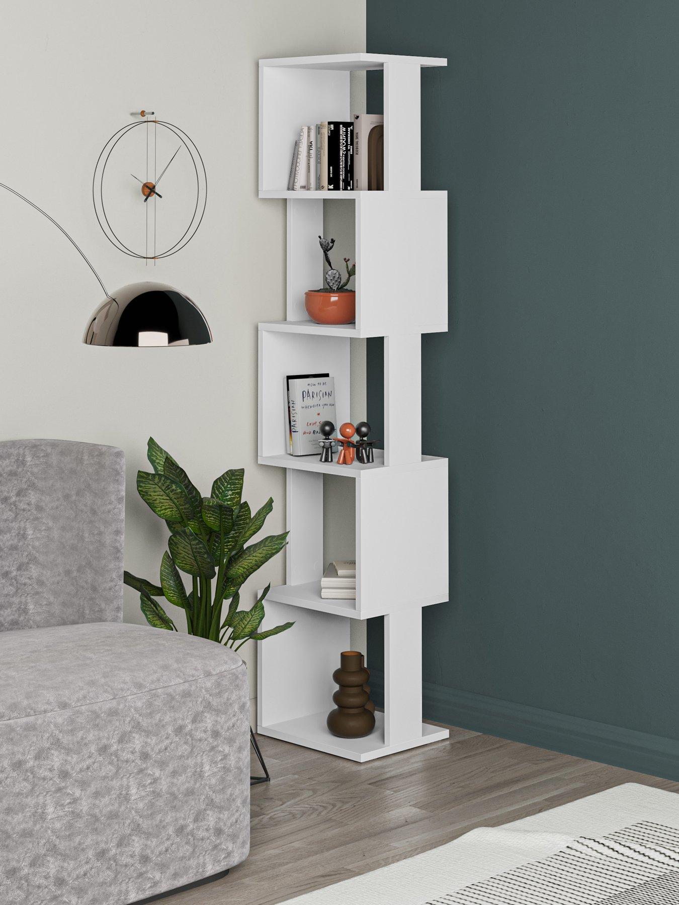 Image 4 of 6 of Decortie Piri Bookcase Shelf Unit - White