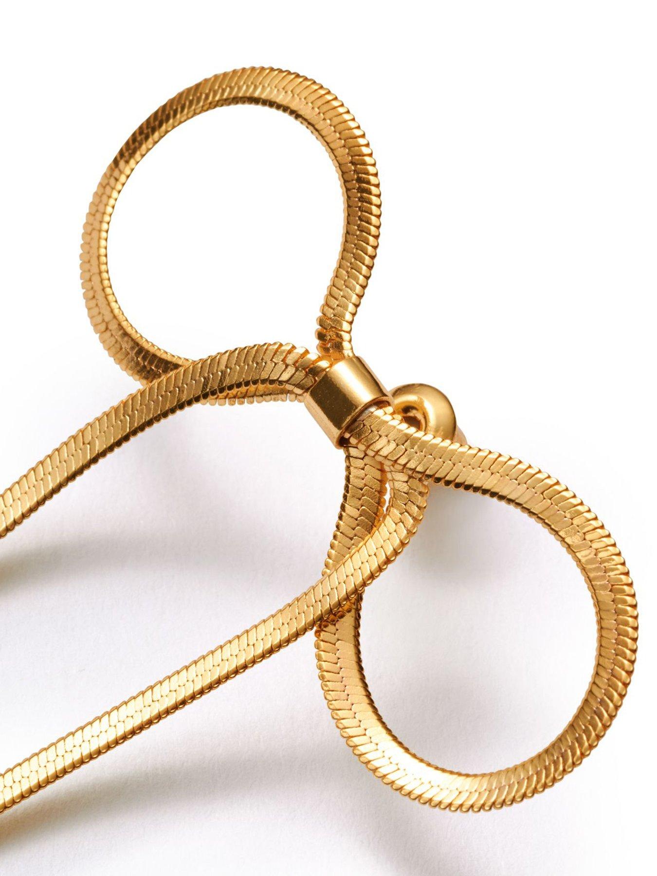 Image 3 of 5 of Katie Loxton AMELIE BOW OVERSIZED EARRINGS , Gold Coated ,