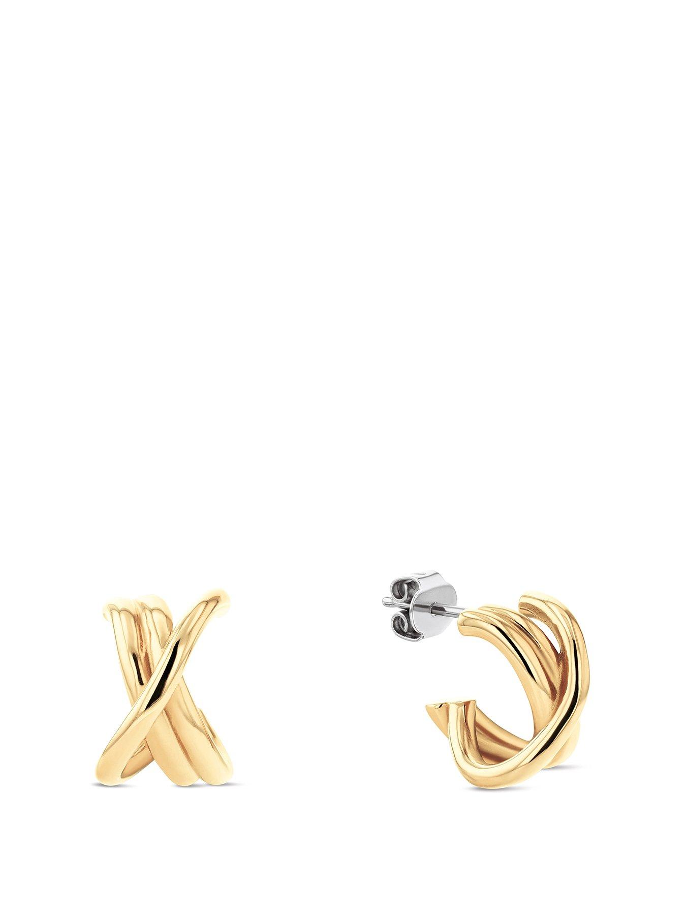 undefined Women's -Plated Nautical Knot Earrings - Gold
